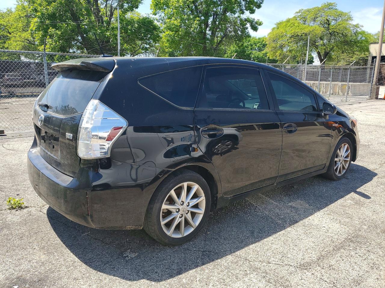 2013 Toyota Prius V Five Black vin: JTDZN3EU1D3218622