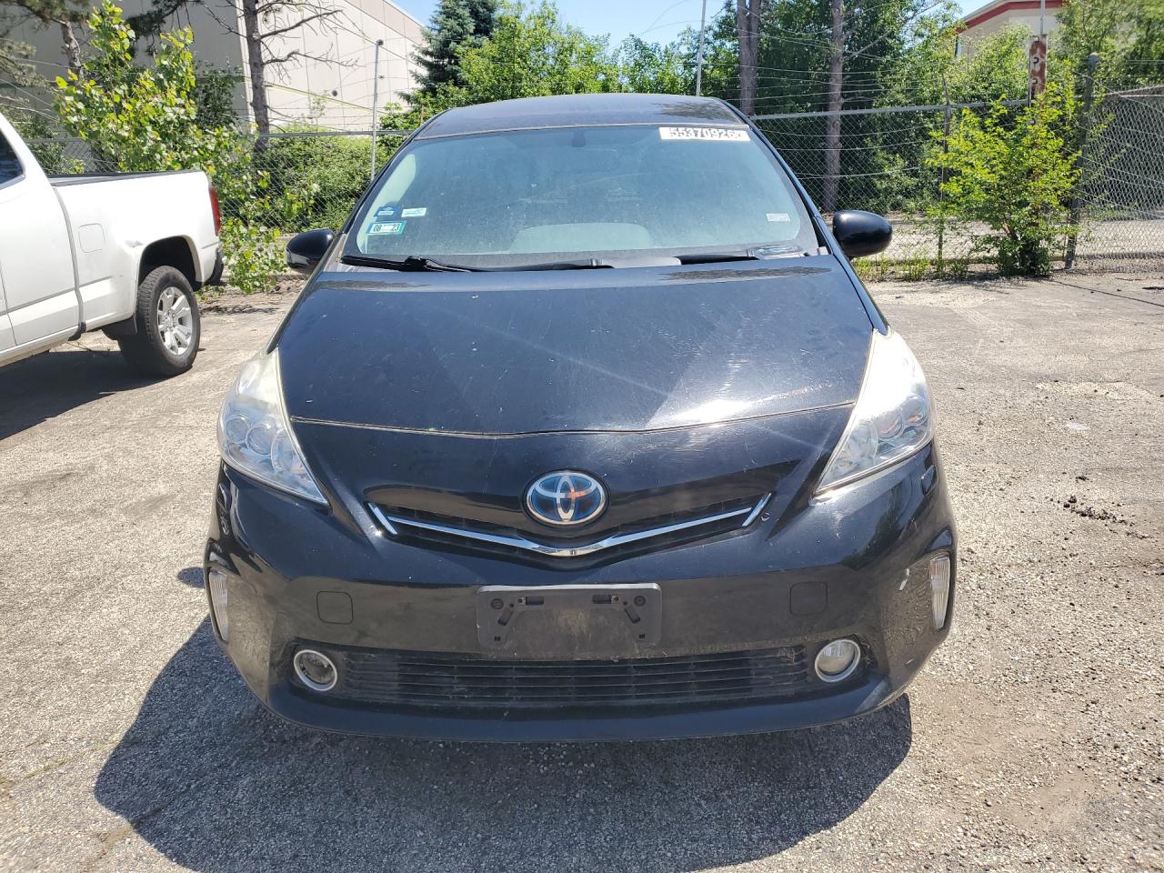 2013 Toyota Prius V Five Black vin: JTDZN3EU1D3218622 Damage: Hood, Chipped, 4