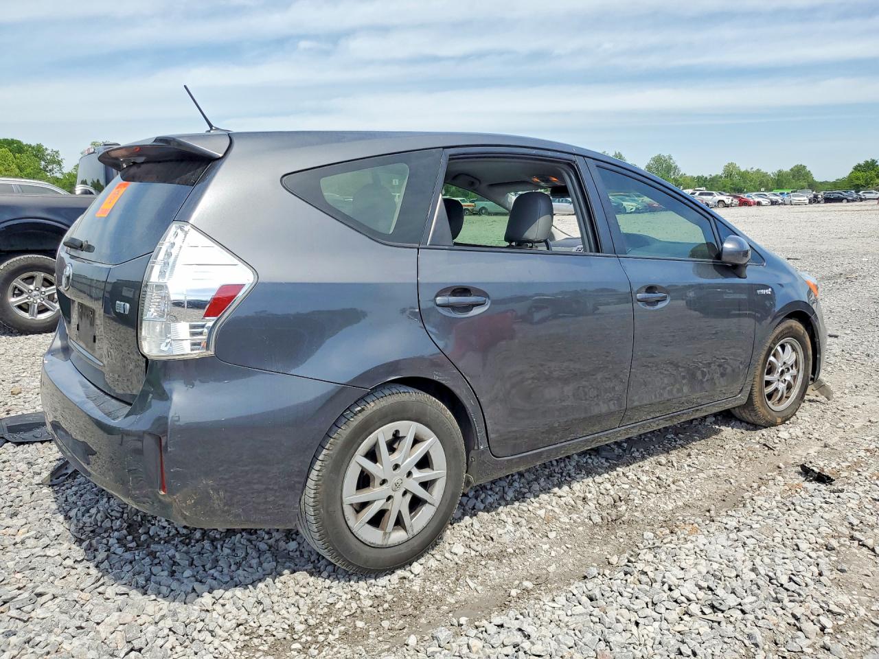 2013 Toyota Prius V Three Gray vin: JTDZN3EU1D3219477
