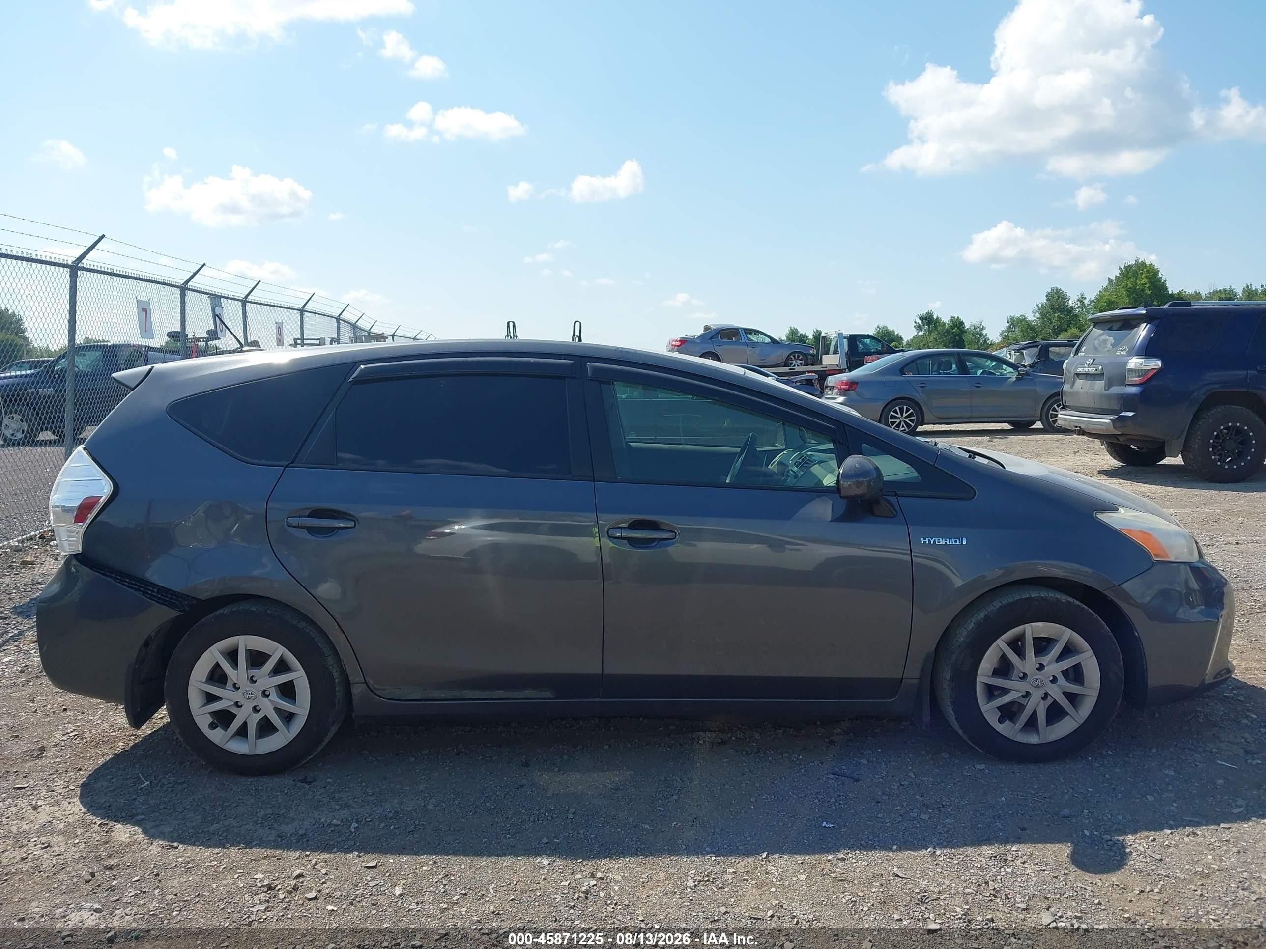 2014 Toyota Prius V Three Gray vin: JTDZN3EU1E3334873