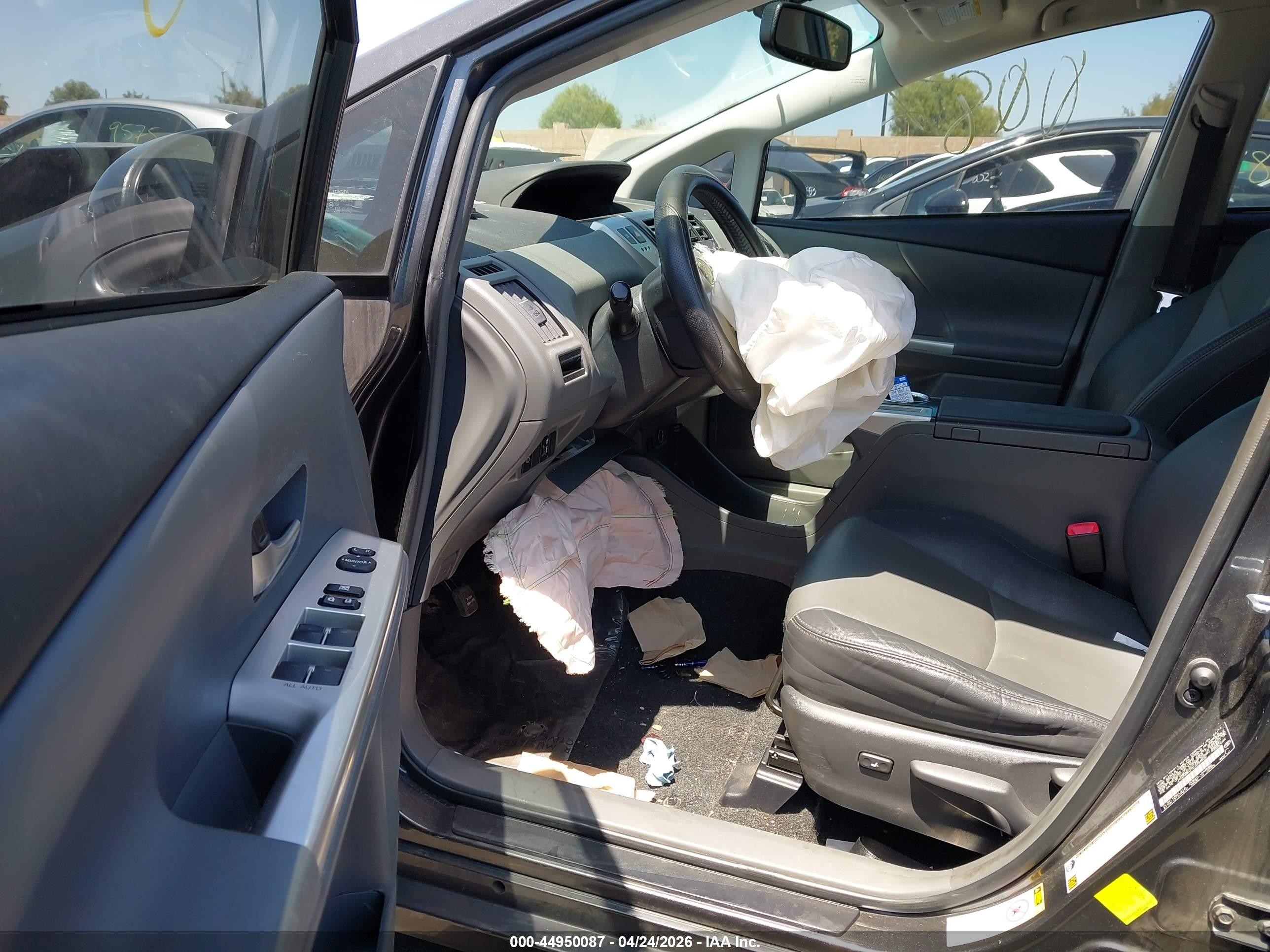 2014 Toyota Prius V Five Gray vin: JTDZN3EU1EJ004002