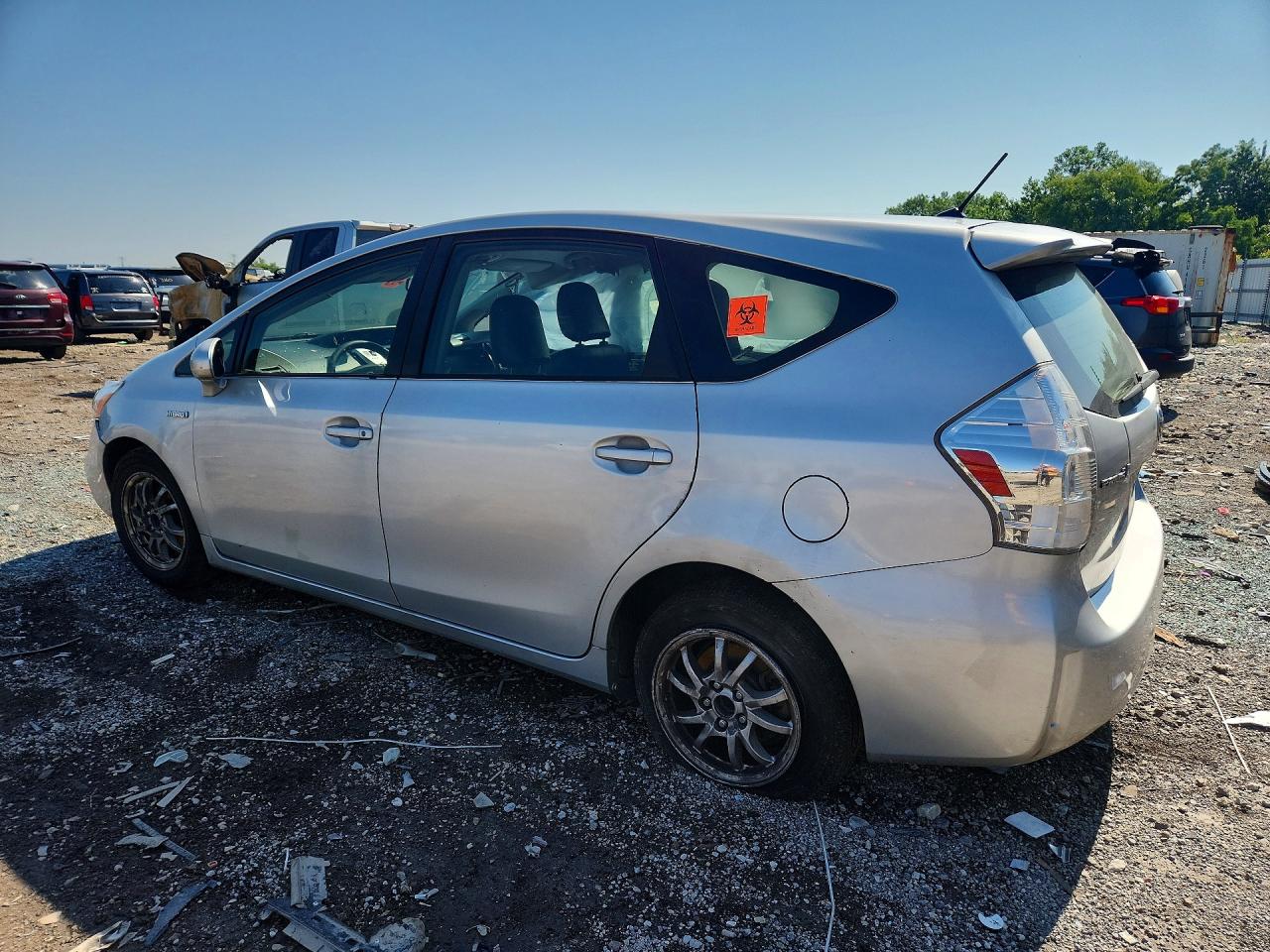 2014 Toyota Prius V Two Silver vin: JTDZN3EU1EJ010513