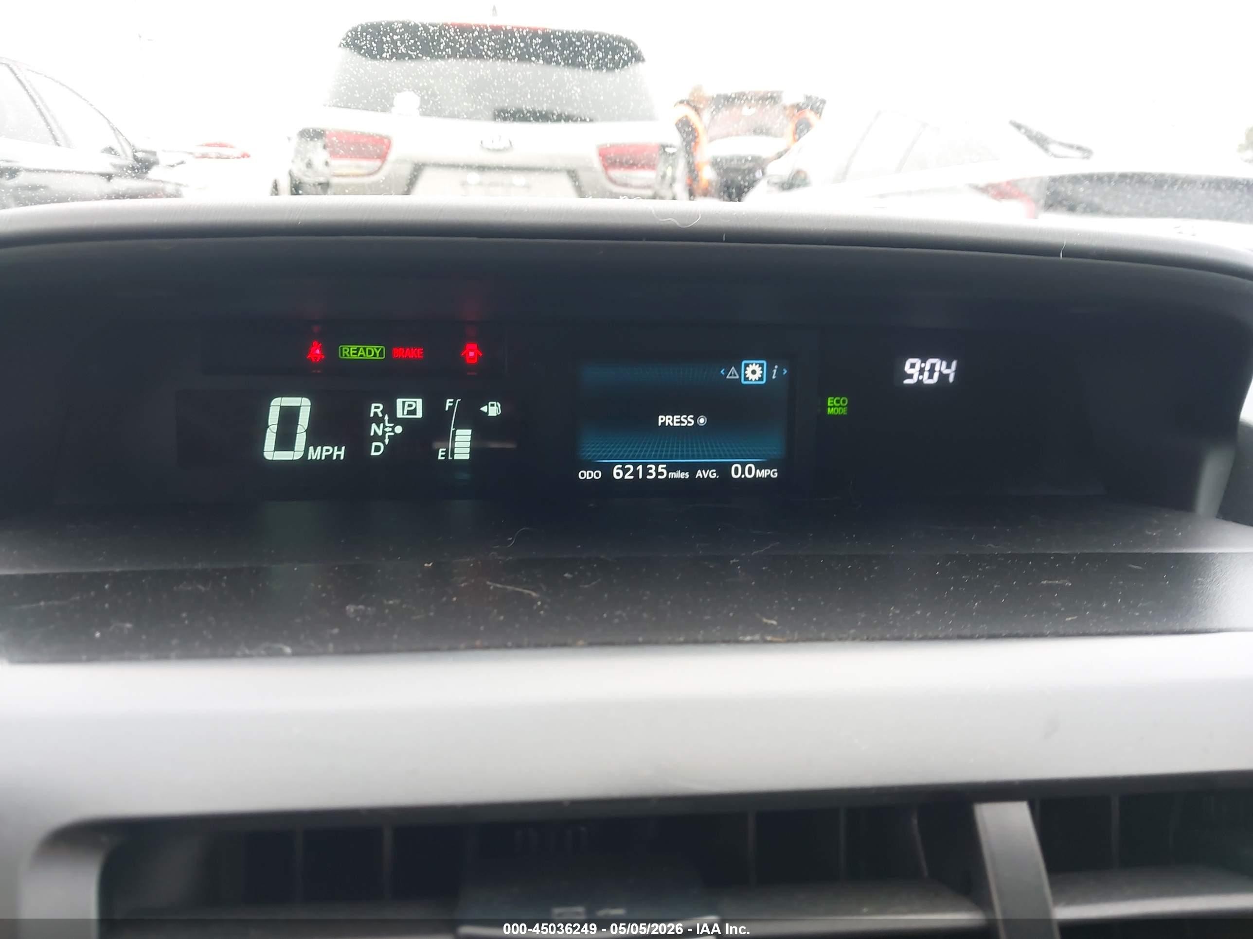 2015 Toyota Prius V Four Серый vin: JTDZN3EU1FJ016507