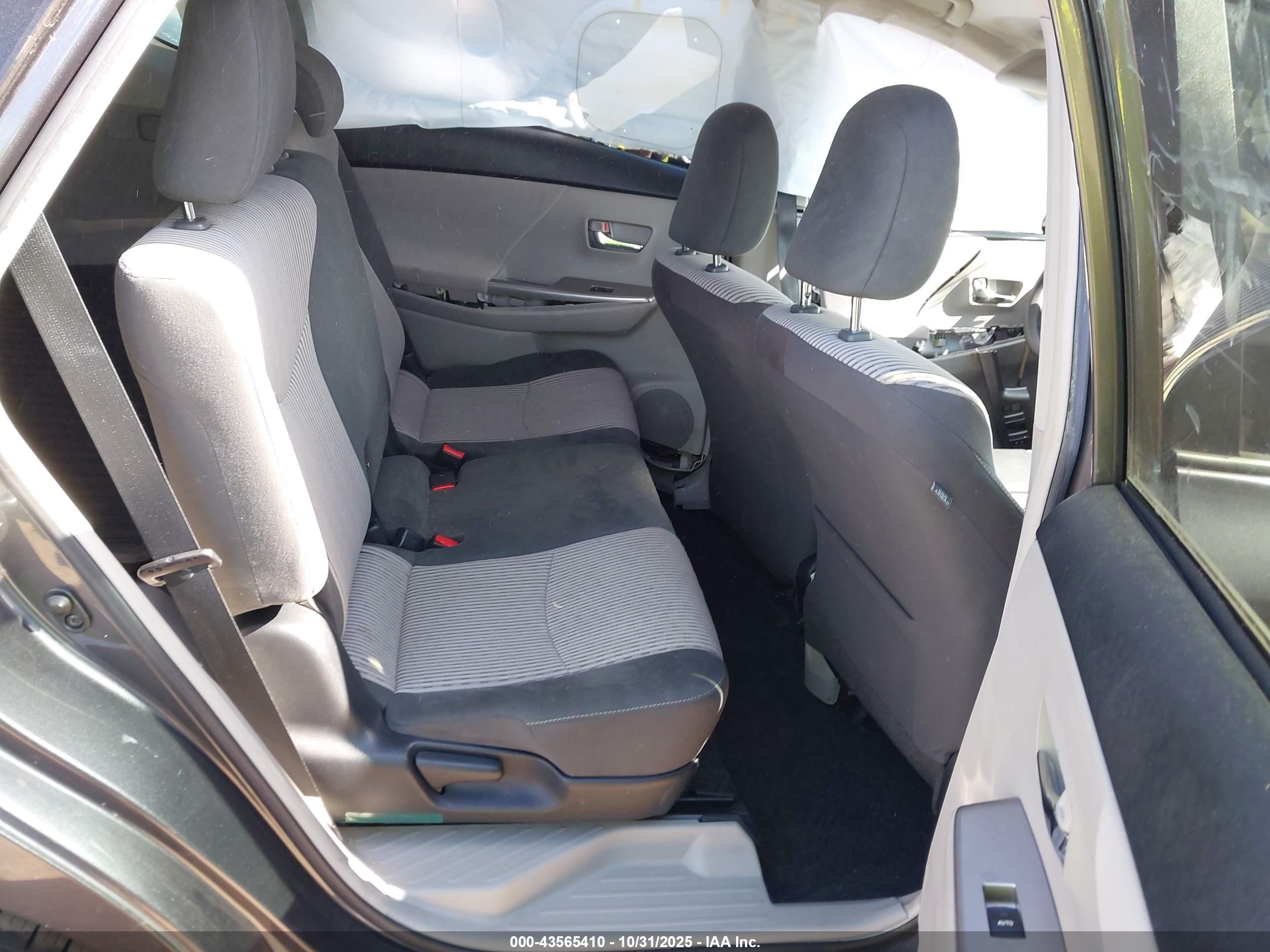 2015 Toyota Prius V Two Gray vin: JTDZN3EU1FJ040497