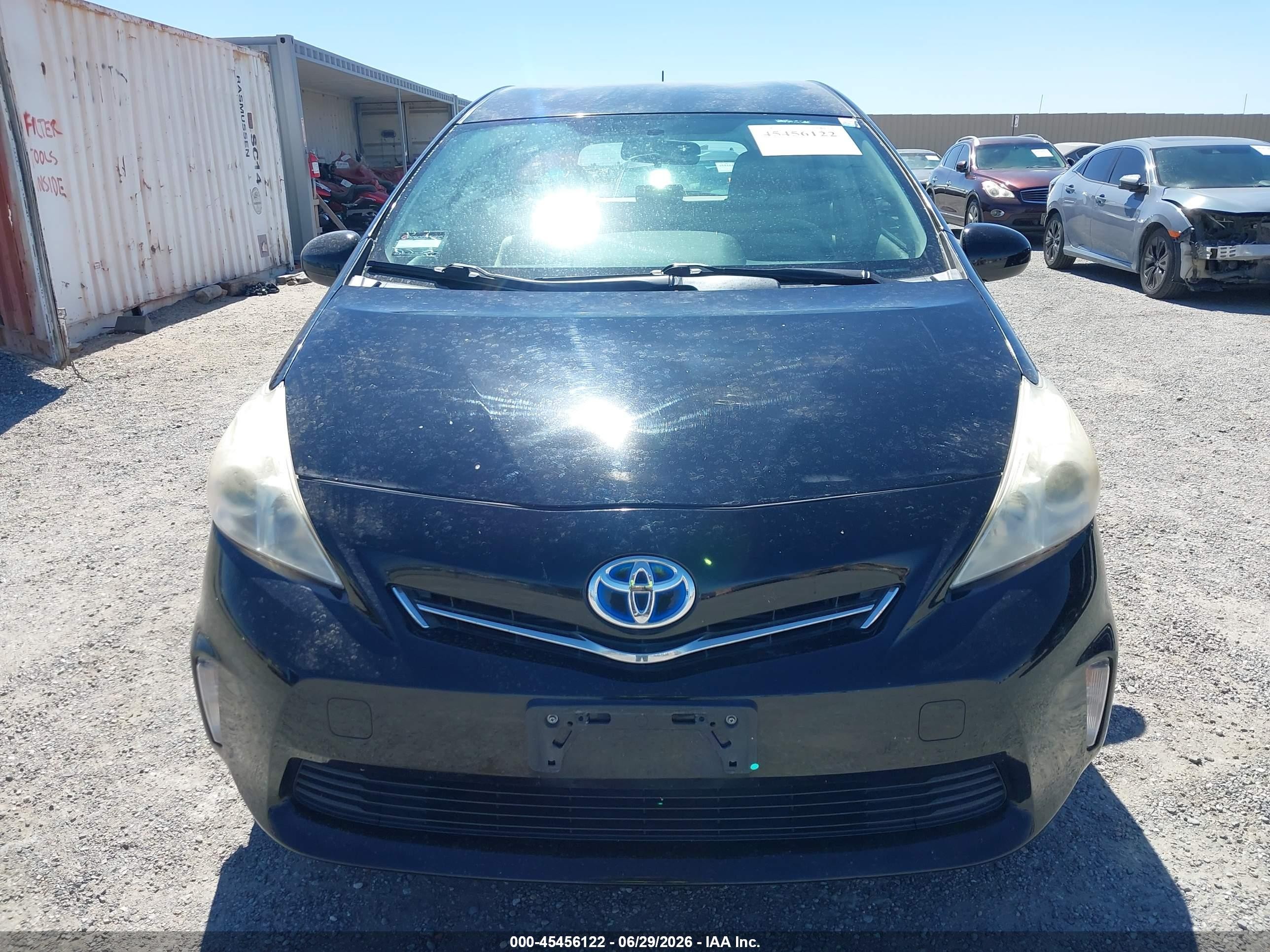 2012 Toyota Prius V Three Black vin: JTDZN3EU2C3016127