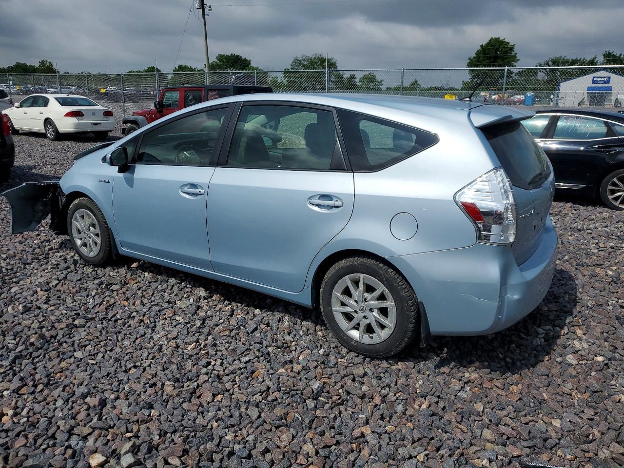 2012 Toyota Prius V Two Blue vin: JTDZN3EU2C3084721