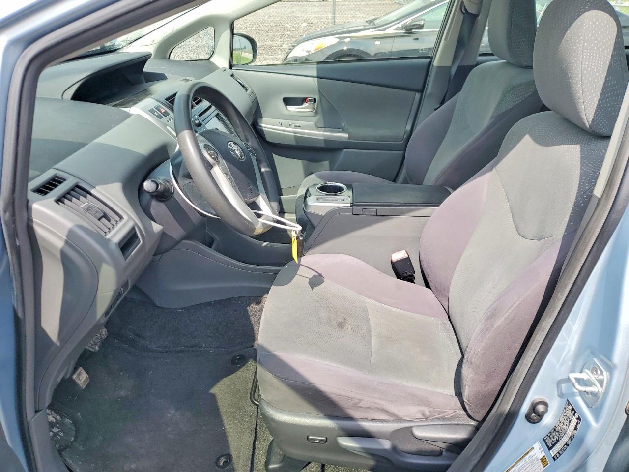 2012 Toyota Prius V Two Blue vin: JTDZN3EU2C3084721
