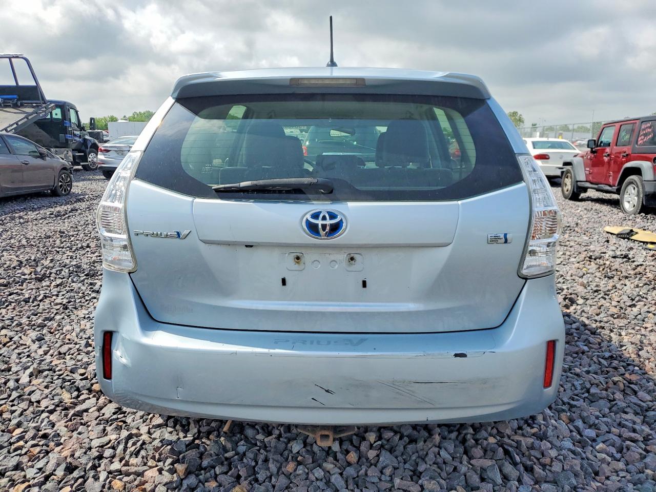 2012 Toyota Prius V Two Blue vin: JTDZN3EU2C3084721
