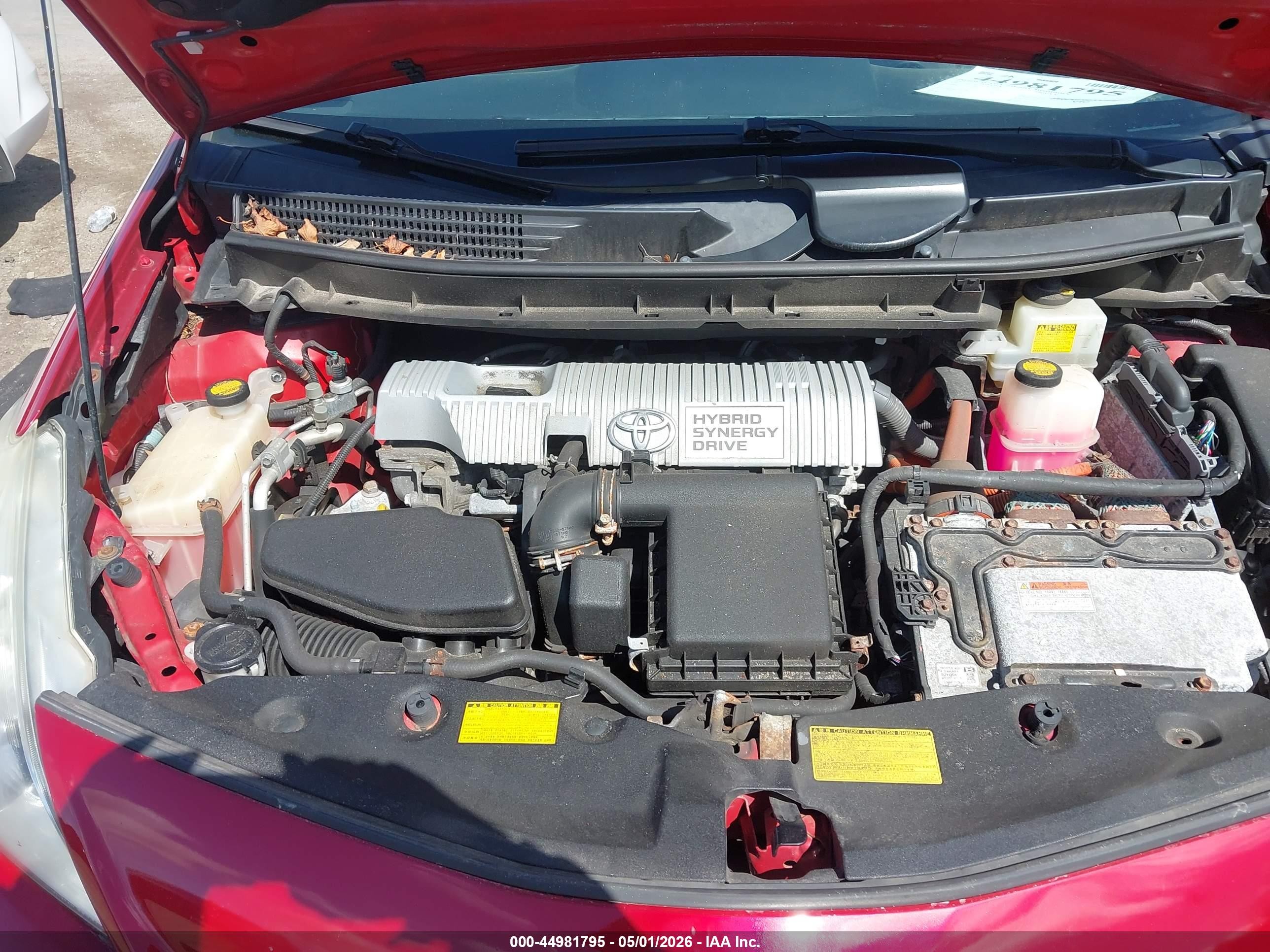 2012 Toyota Prius V Five/three/two Red vin: JTDZN3EU2C3137806
