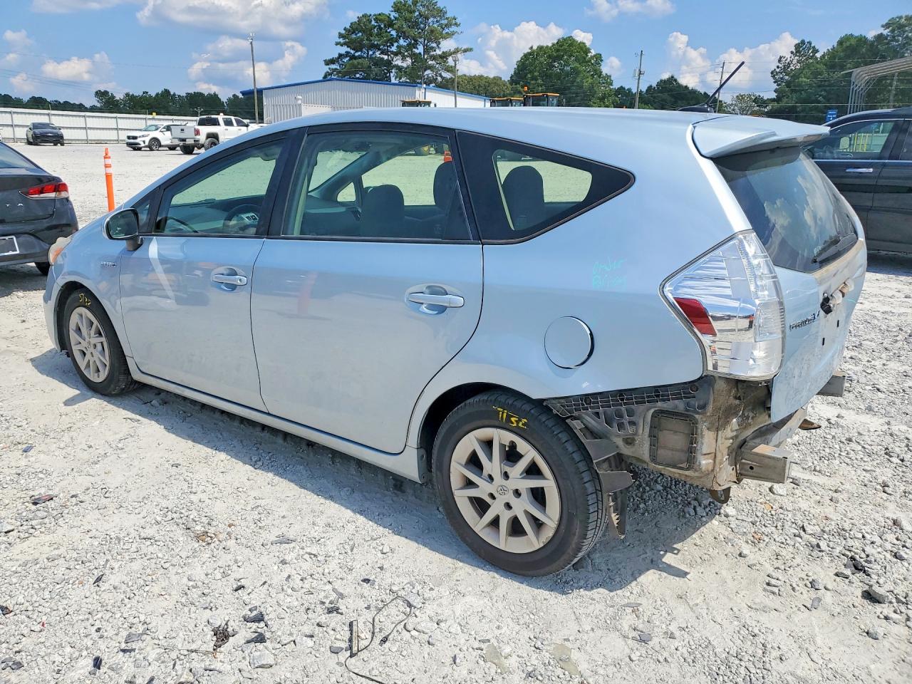 2012 Toyota Prius V Three Blue vin: JTDZN3EU2C3138258