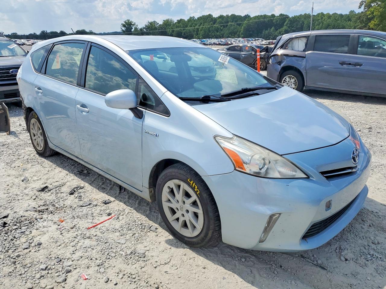 2012 Toyota Prius V Three Blue vin: JTDZN3EU2C3138258