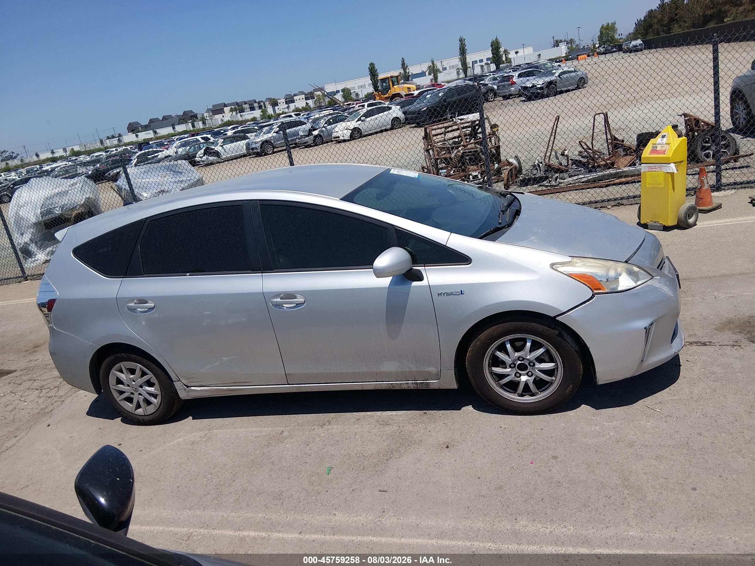 2012 Toyota Prius V Three Silver vin: JTDZN3EU2C3149003