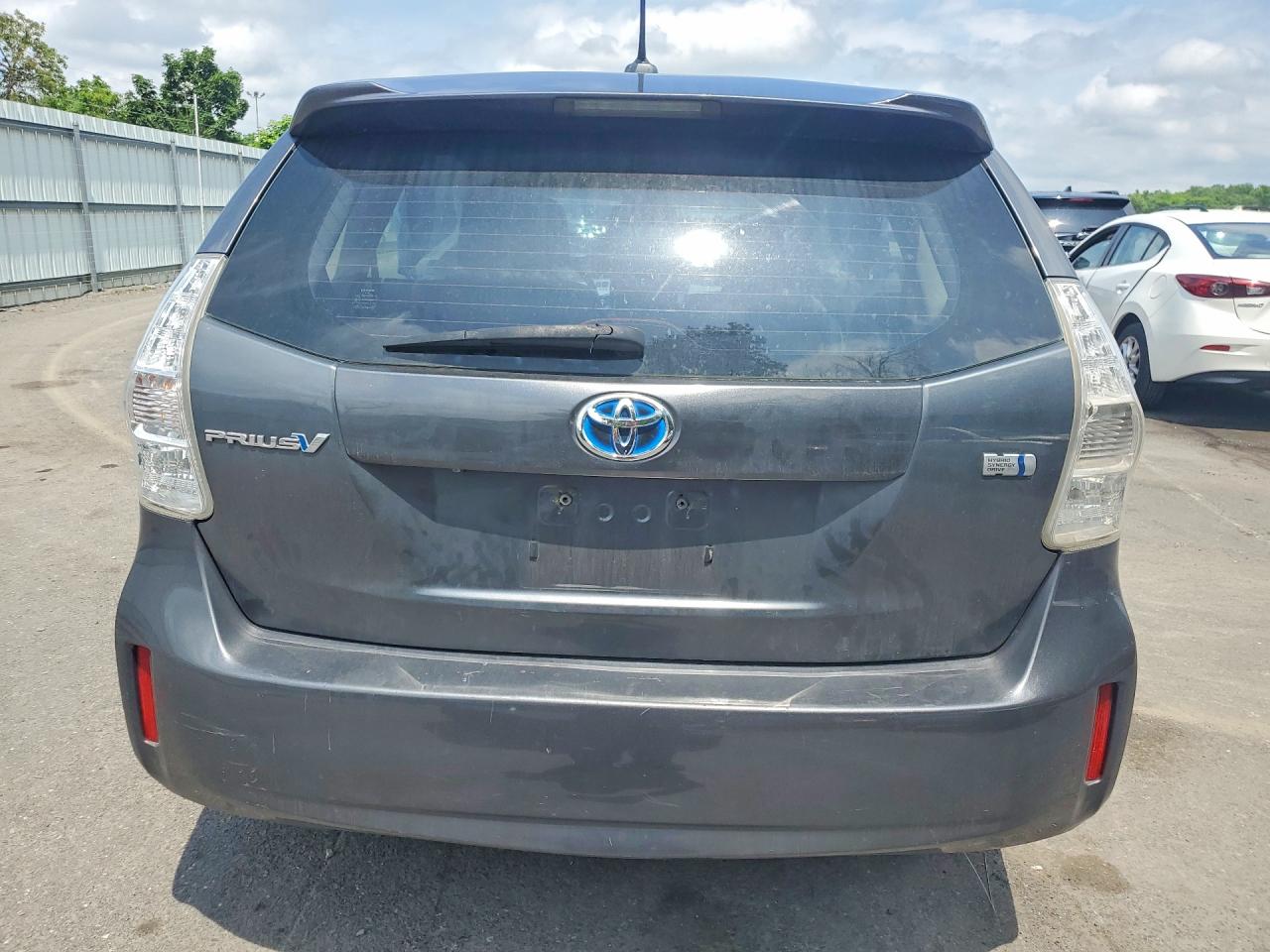 2012 Toyota Prius V Five Gray vin: JTDZN3EU2C3152032