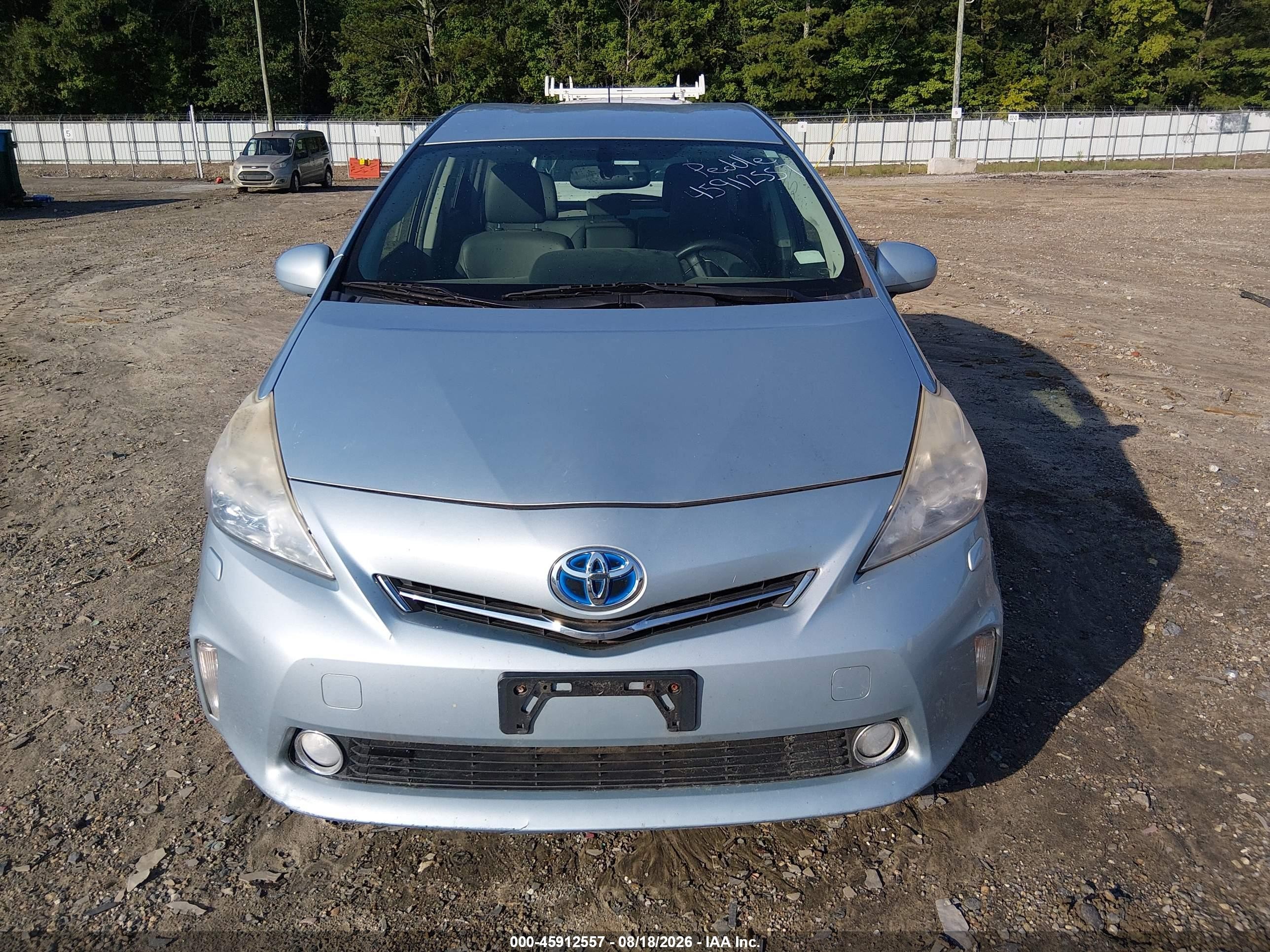2012 Toyota Prius V Five Light Blue vin: JTDZN3EU2C3166092