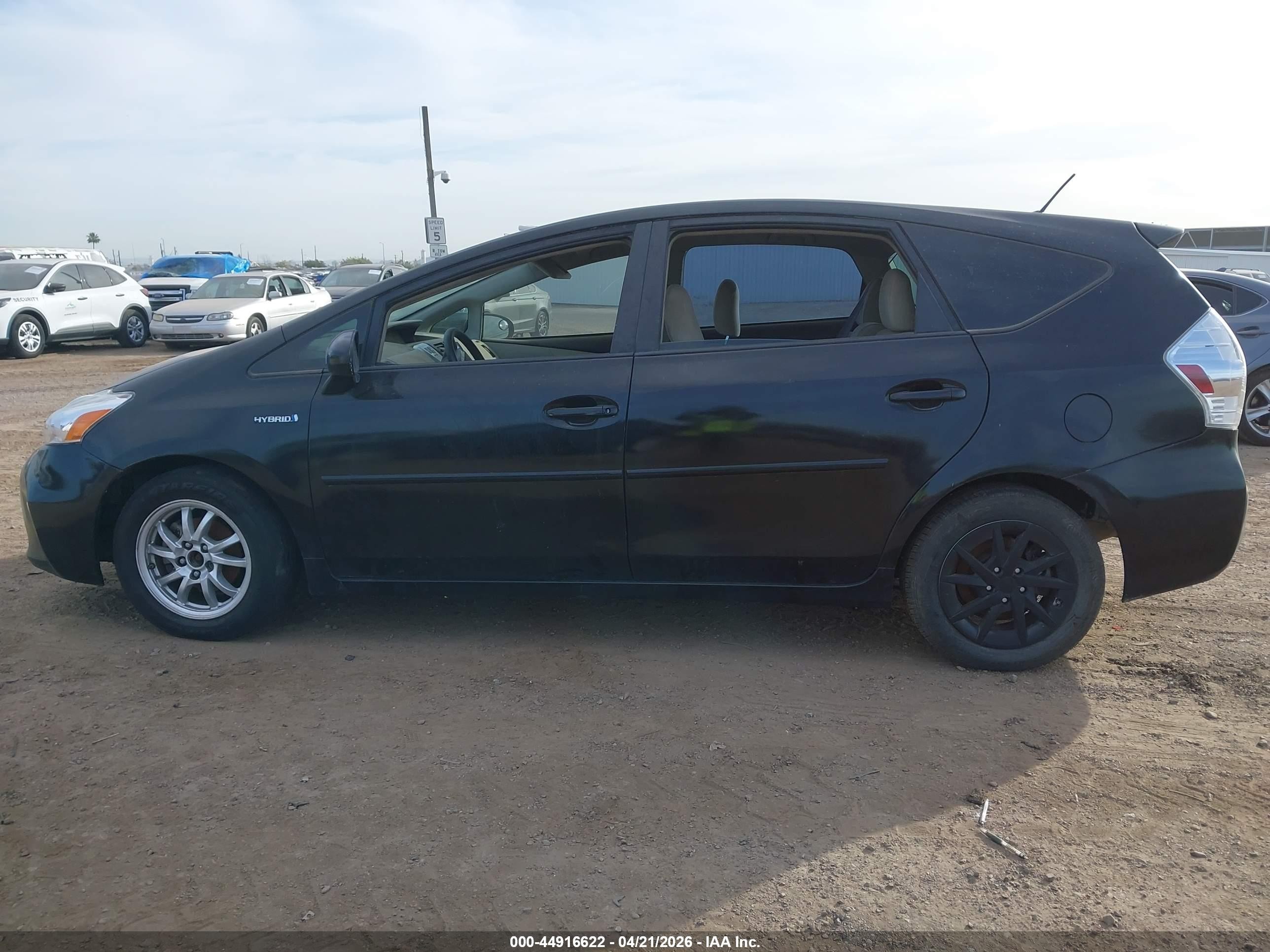 2012 Toyota Prius V Two Black vin: JTDZN3EU2C3168263