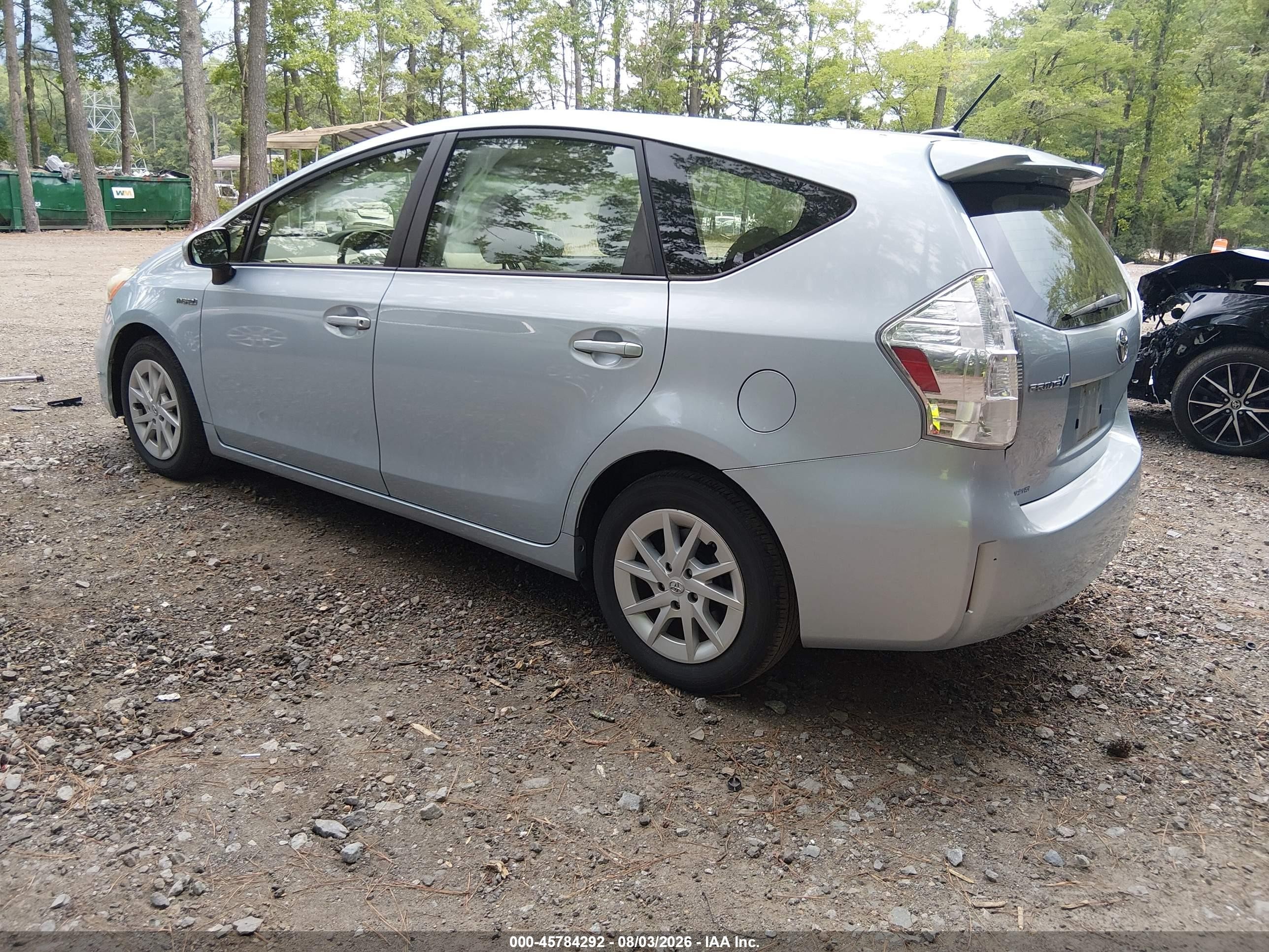 2013 Toyota Prius V Three Blue vin: JTDZN3EU2D3200596