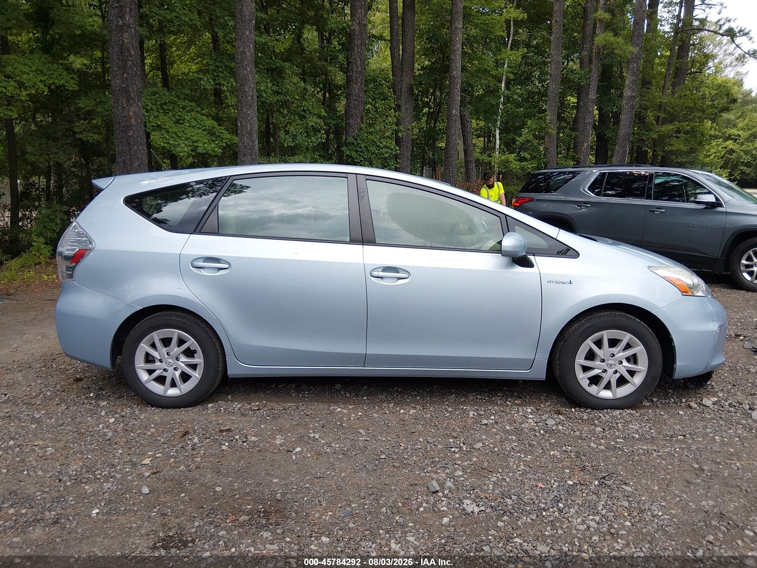 2013 Toyota Prius V Three Blue vin: JTDZN3EU2D3200596