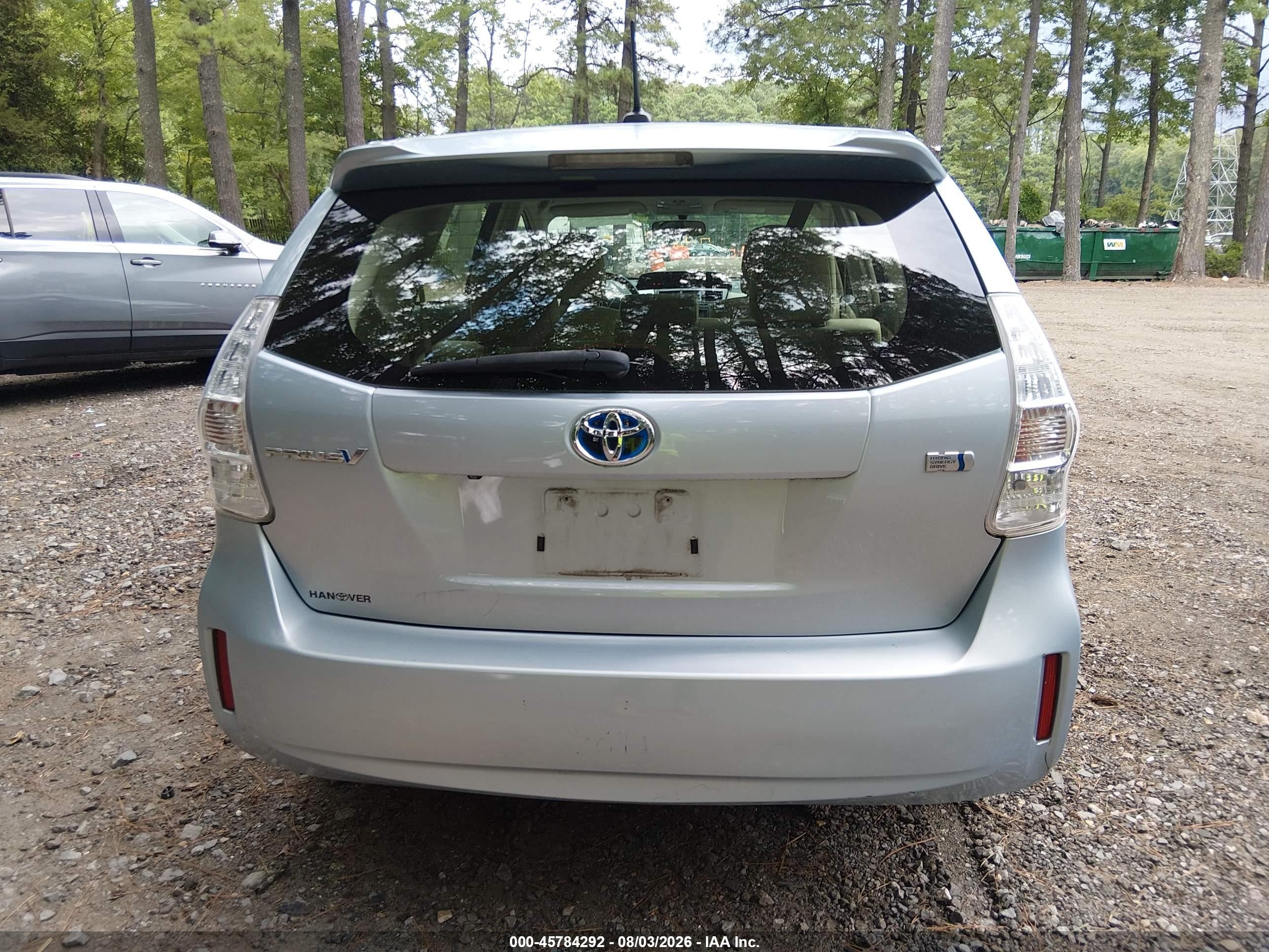 2013 Toyota Prius V Three Blue vin: JTDZN3EU2D3200596