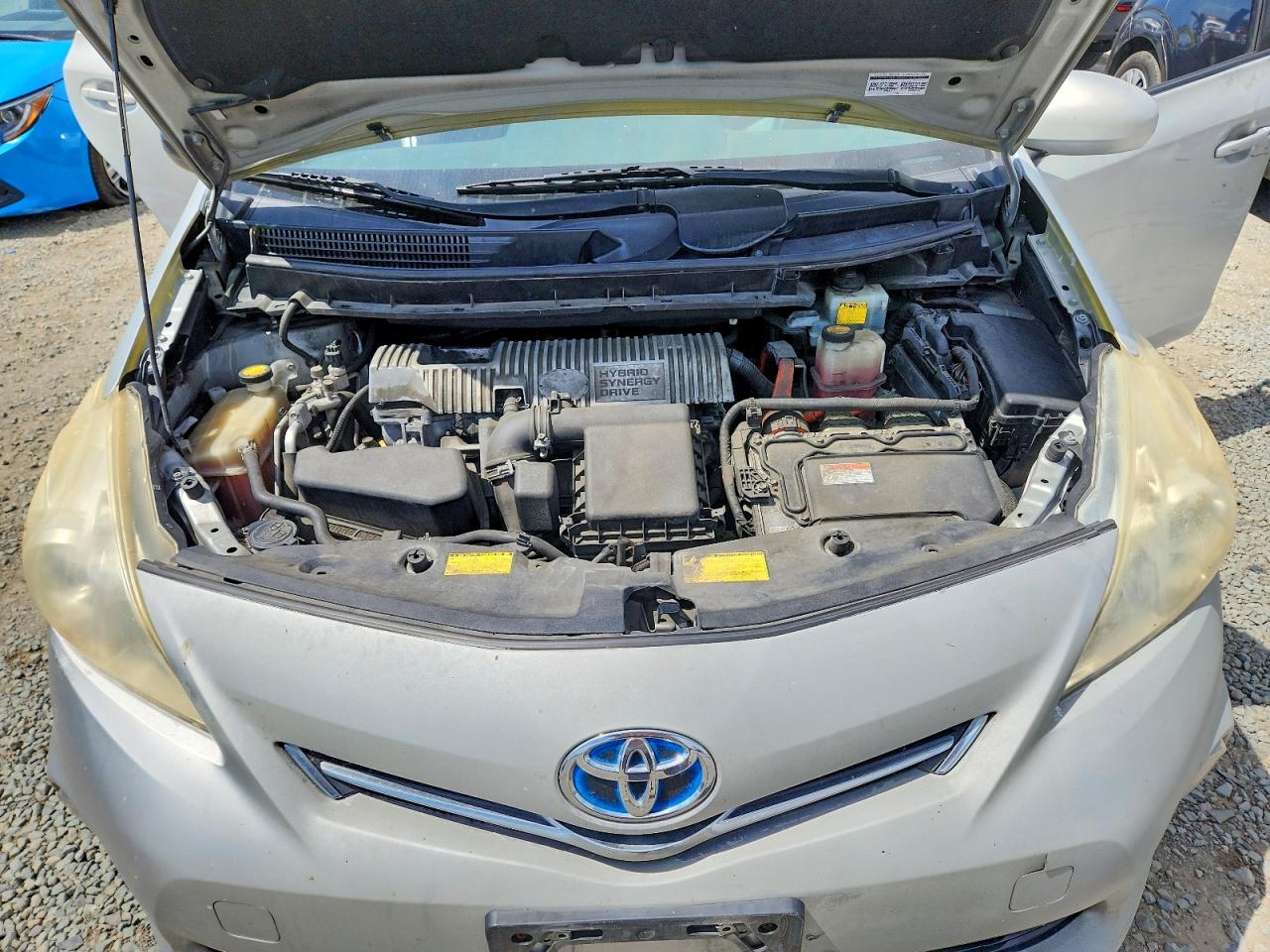2013 Toyota Prius V Three Gray vin: JTDZN3EU2D3217060