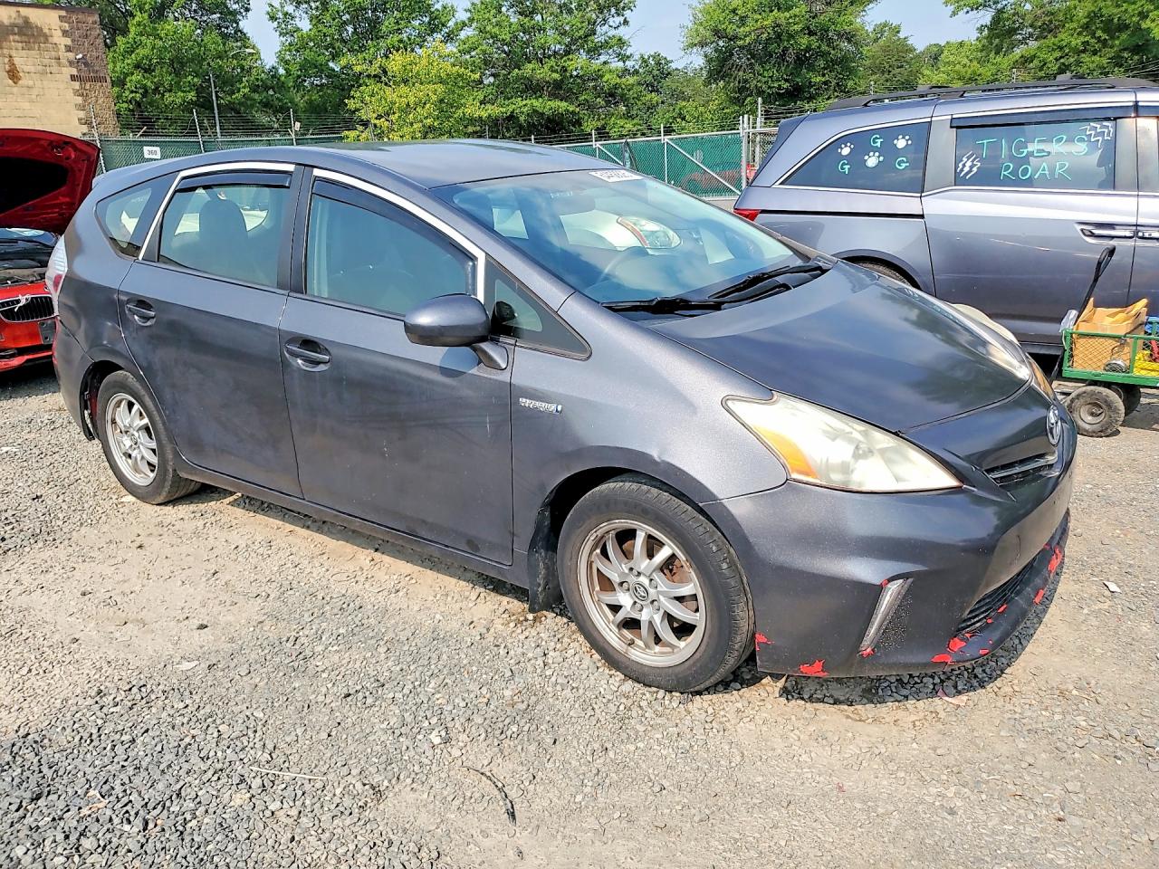 2013 Toyota Prius V Two Gray vin: JTDZN3EU2D3257526