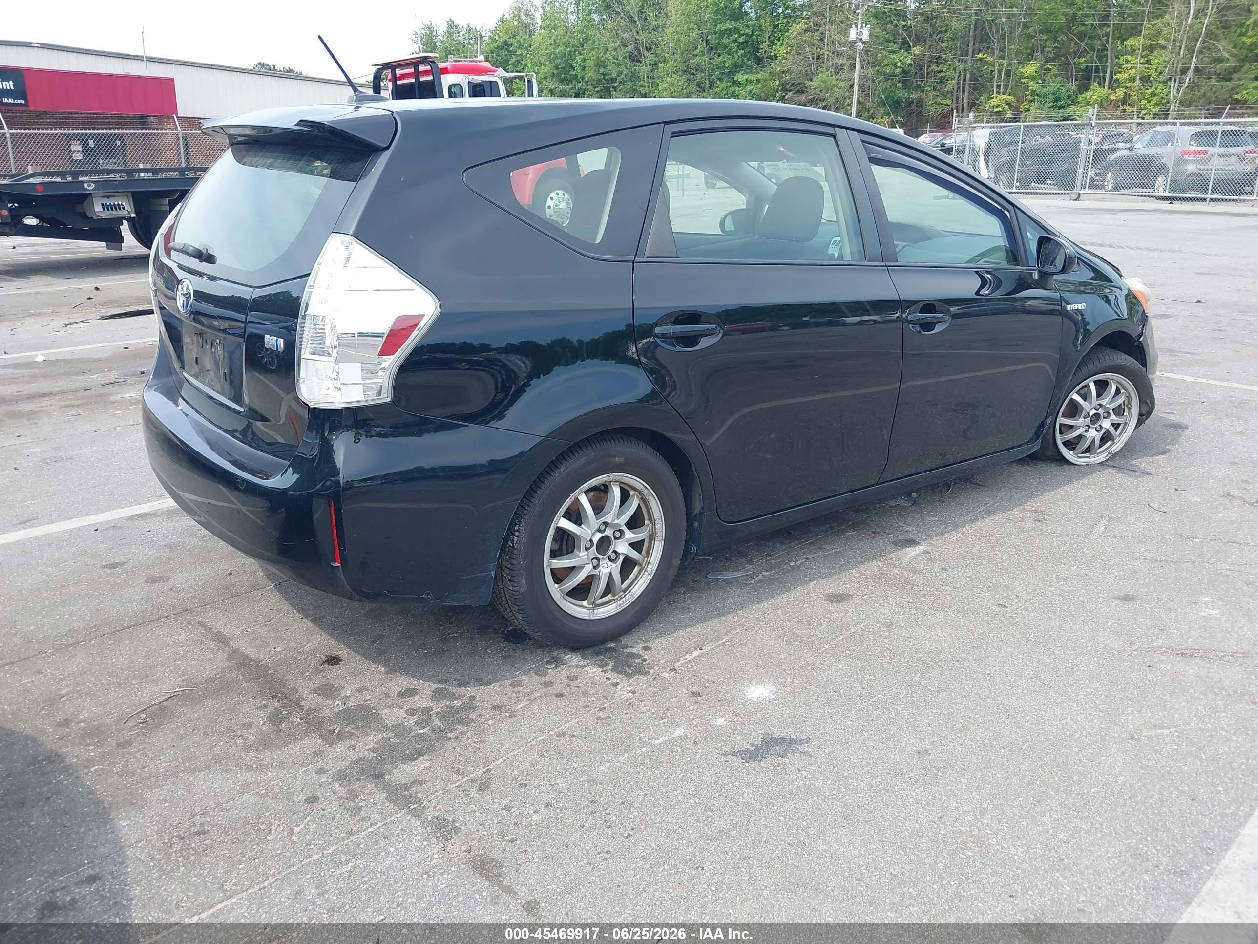 2013 Toyota Prius V Three Black vin: JTDZN3EU2D3279123