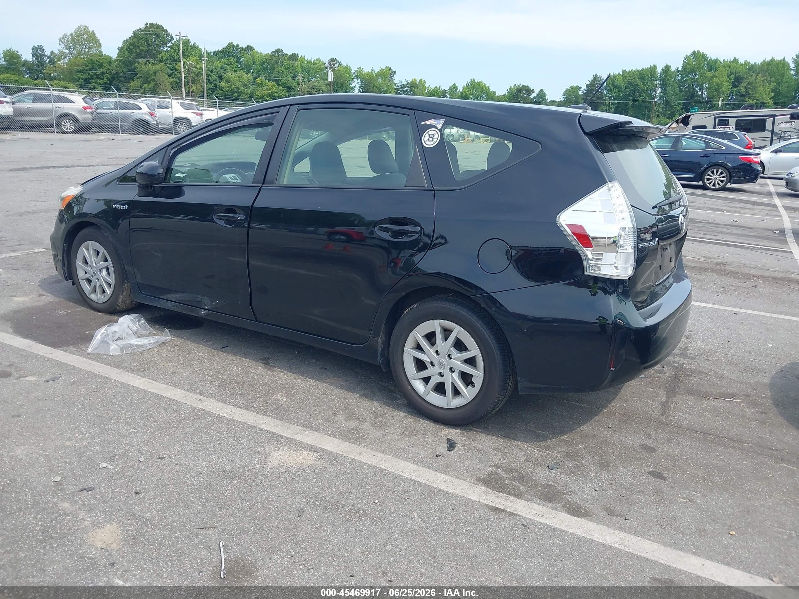 2013 Toyota Prius V Three Black vin: JTDZN3EU2D3279123