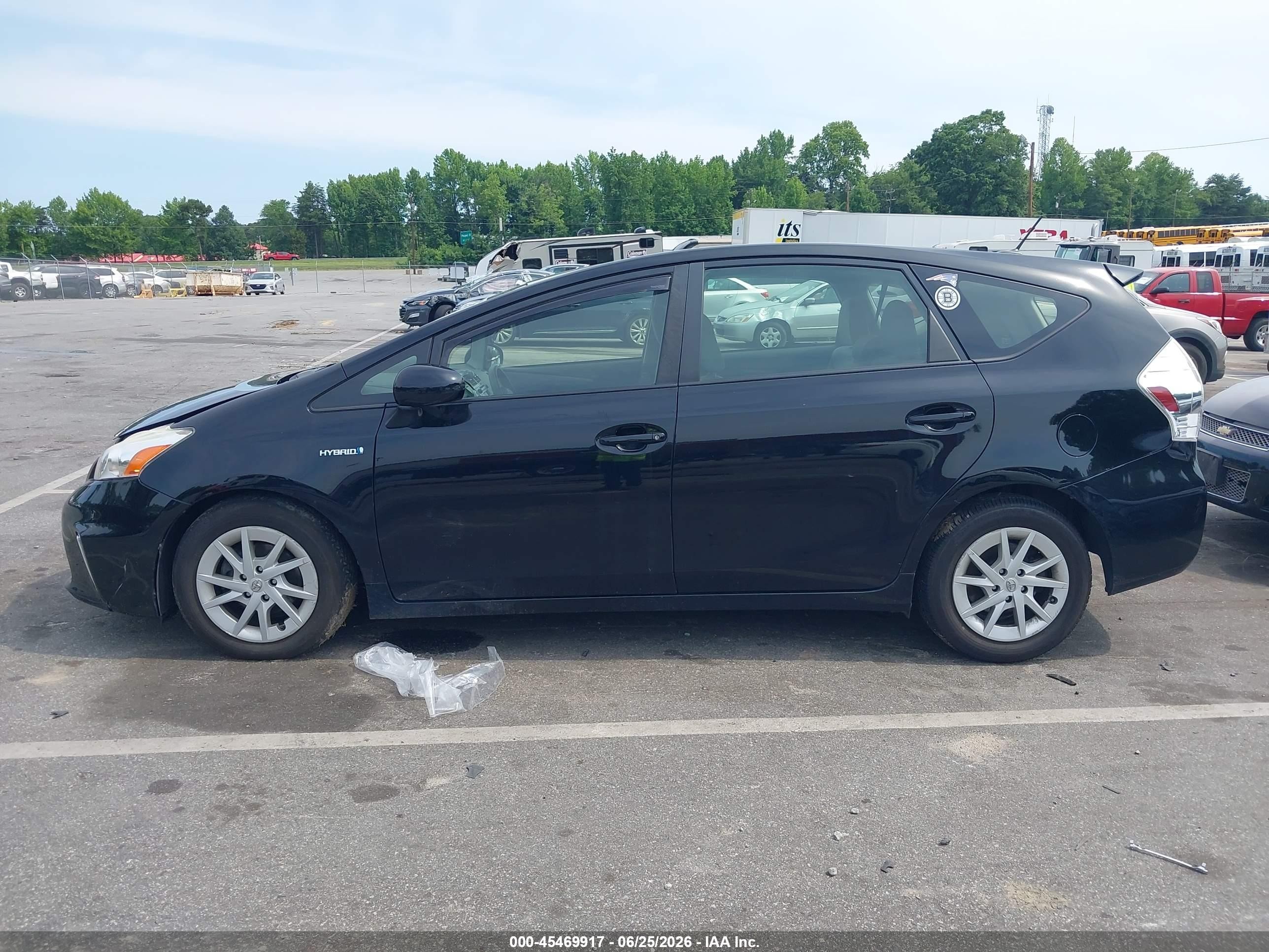 2013 Toyota Prius V Three Black vin: JTDZN3EU2D3279123