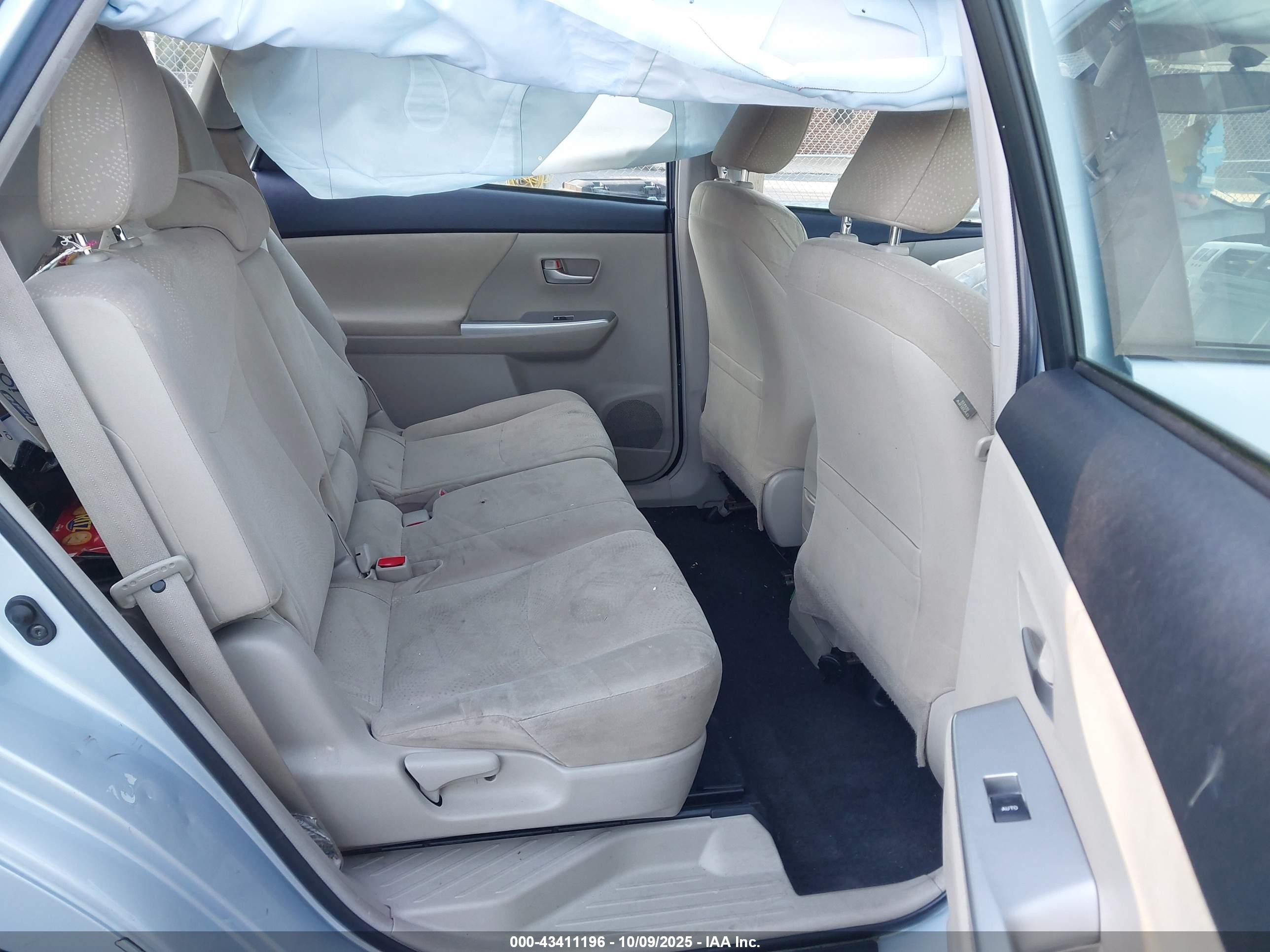 2014 Toyota Prius V Two Light Blue vin: JTDZN3EU2E3321338