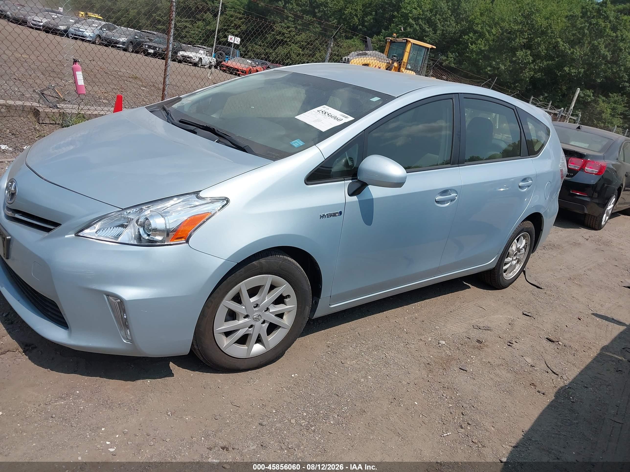 2014 Toyota Prius V Three Light Blue vin: JTDZN3EU2EJ007992