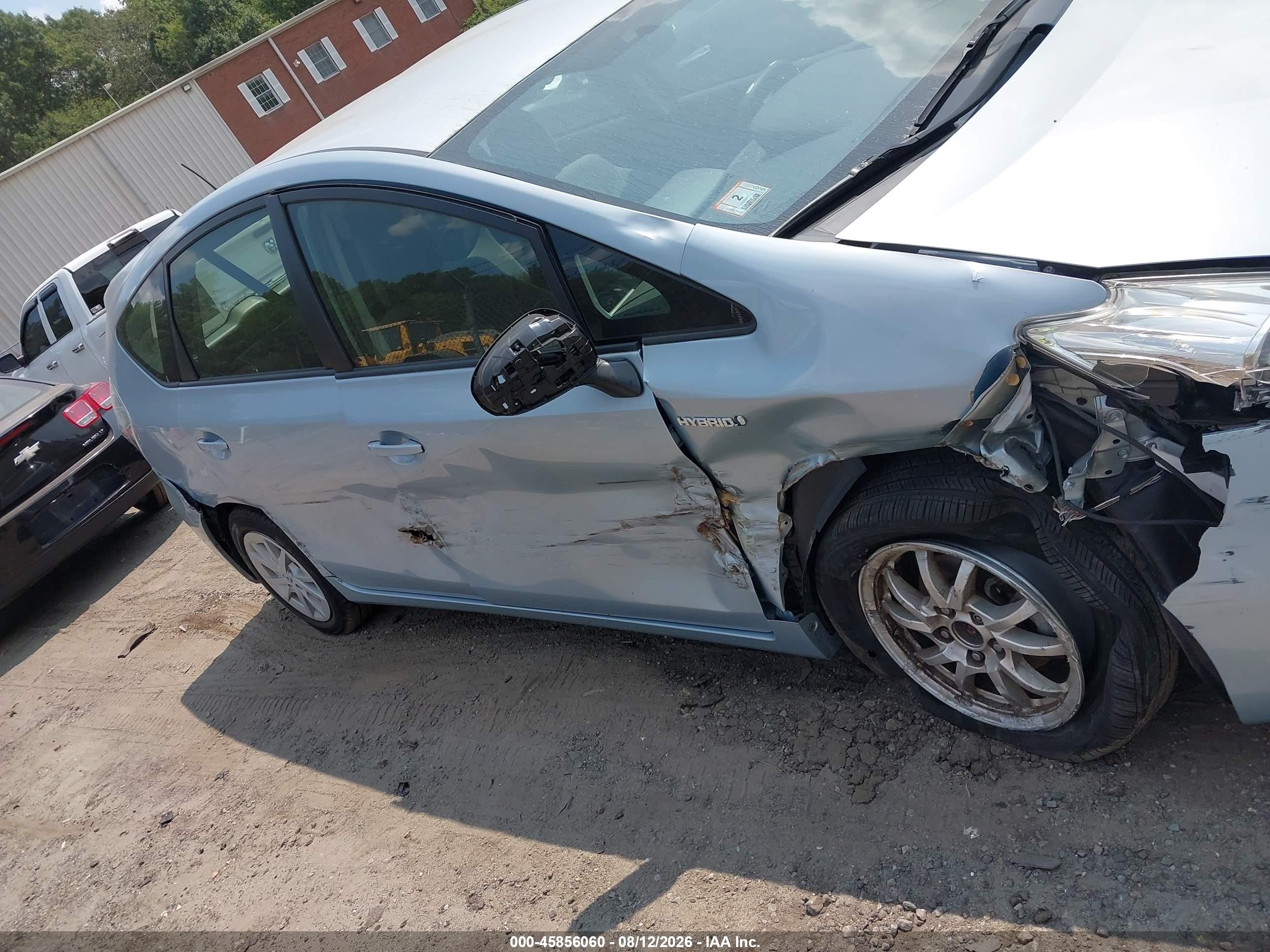 2014 Toyota Prius V Three Light Blue vin: JTDZN3EU2EJ007992