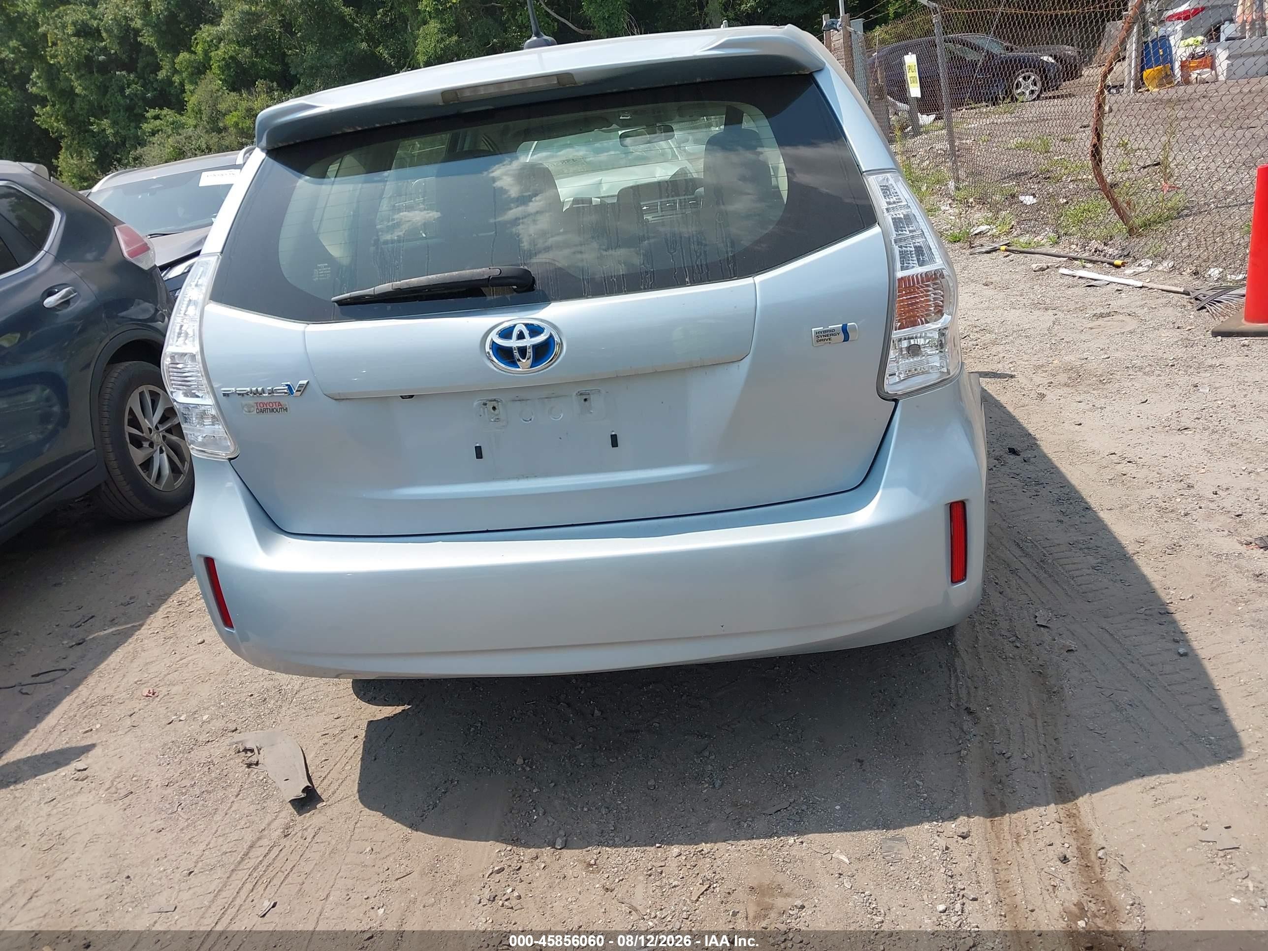 2014 Toyota Prius V Three Light Blue vin: JTDZN3EU2EJ007992