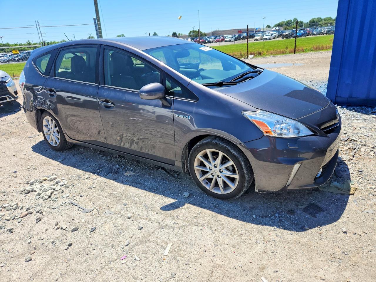 2014 Toyota Prius V Five Серый vin: JTDZN3EU2EJ010195