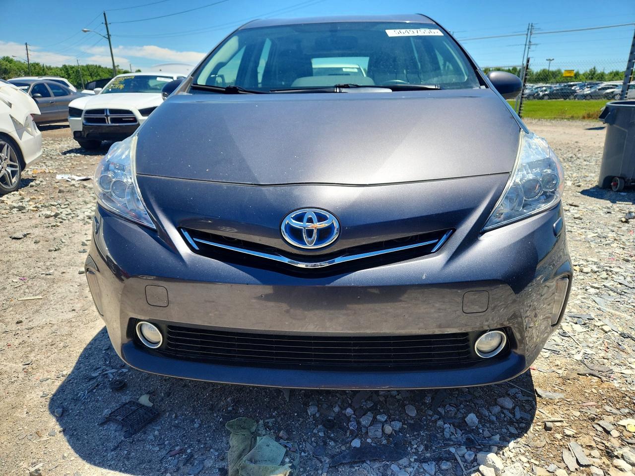 2014 Toyota Prius V Five Серый vin: JTDZN3EU2EJ010195