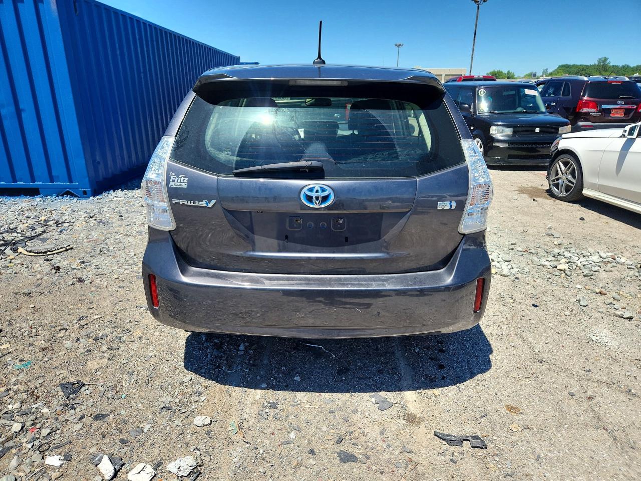 2014 Toyota Prius V Five Серый vin: JTDZN3EU2EJ010195