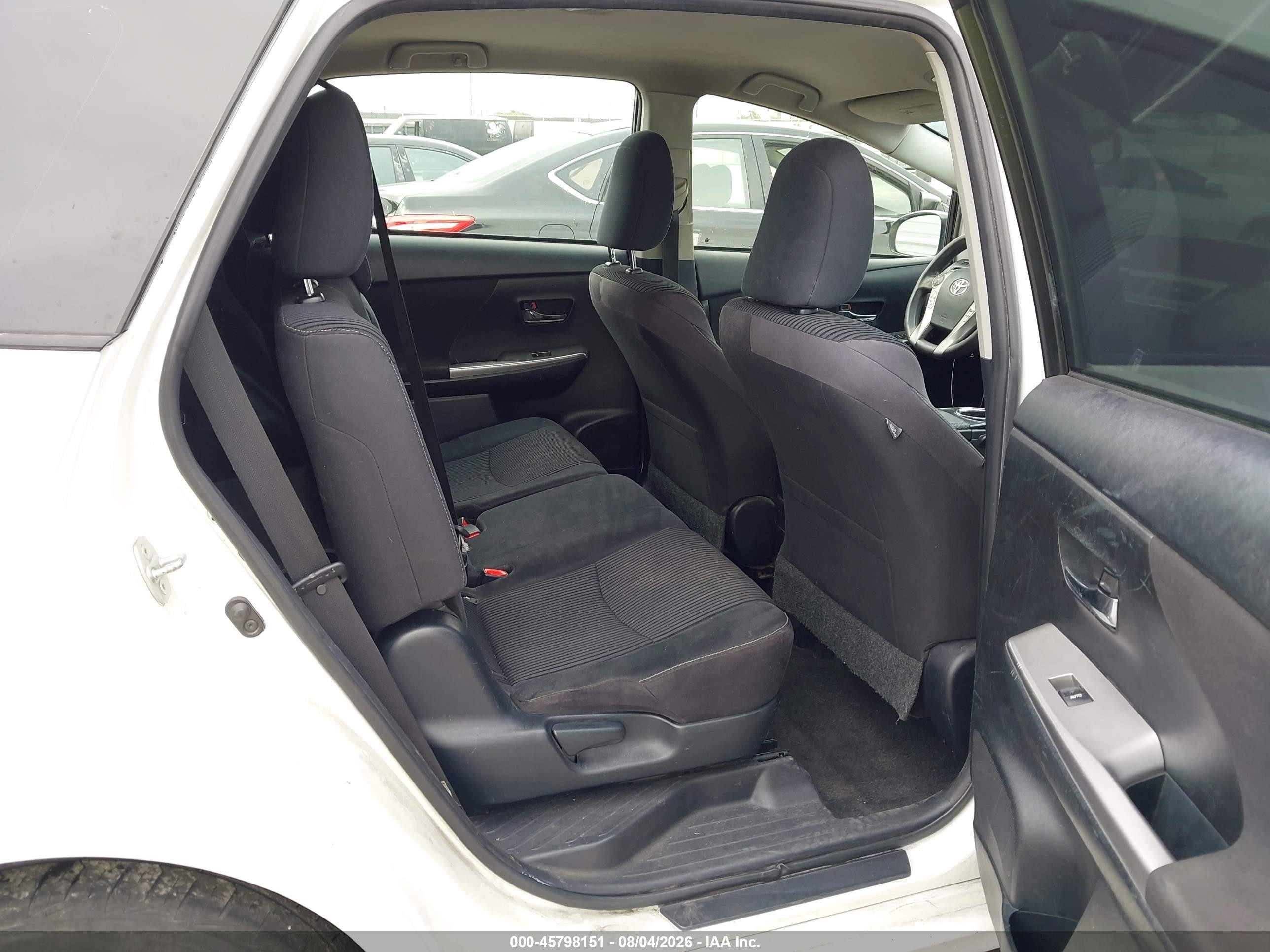 2015 Toyota Prius V Three White vin: JTDZN3EU2FJ022414