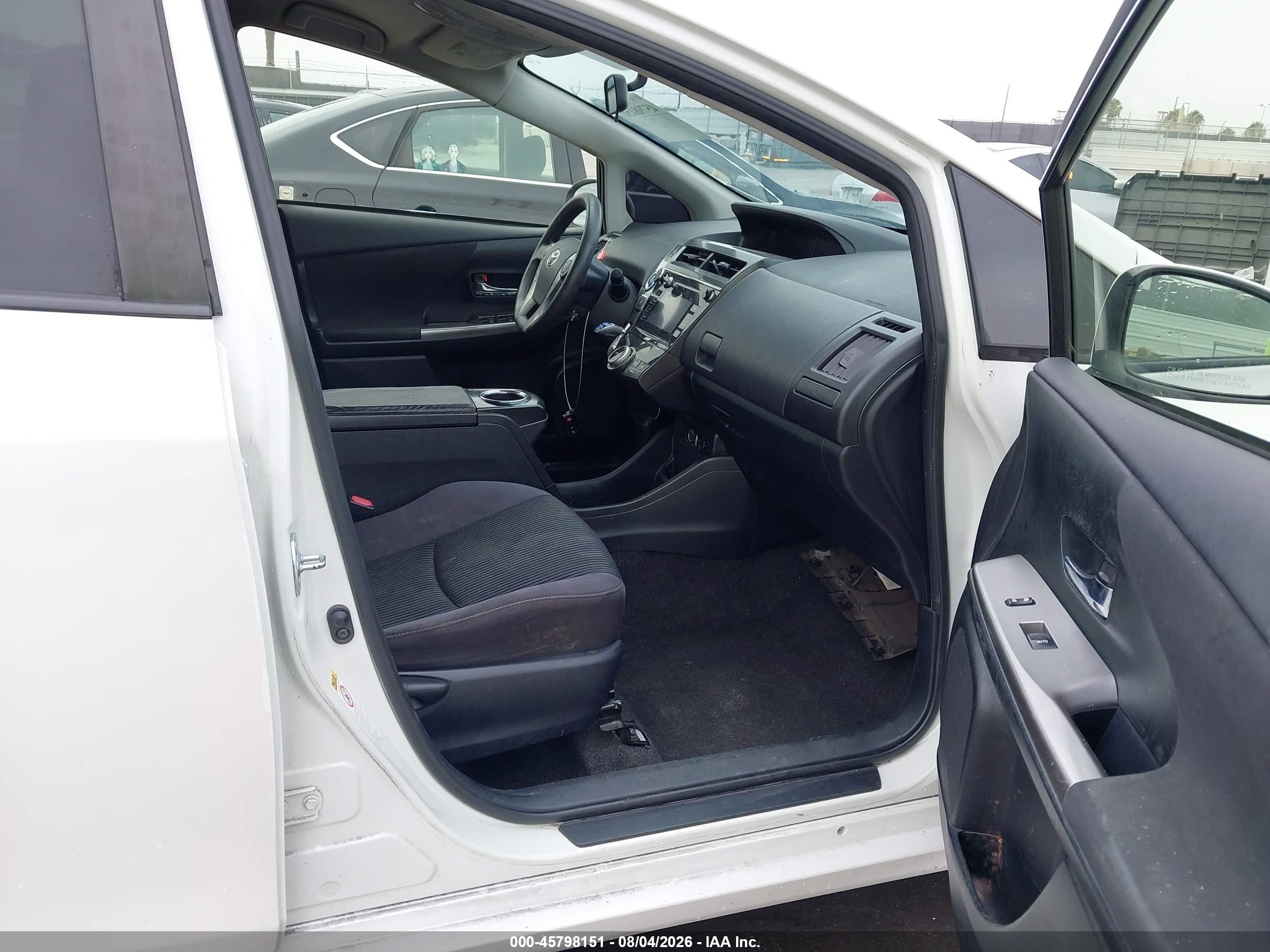 2015 Toyota Prius V Three White vin: JTDZN3EU2FJ022414