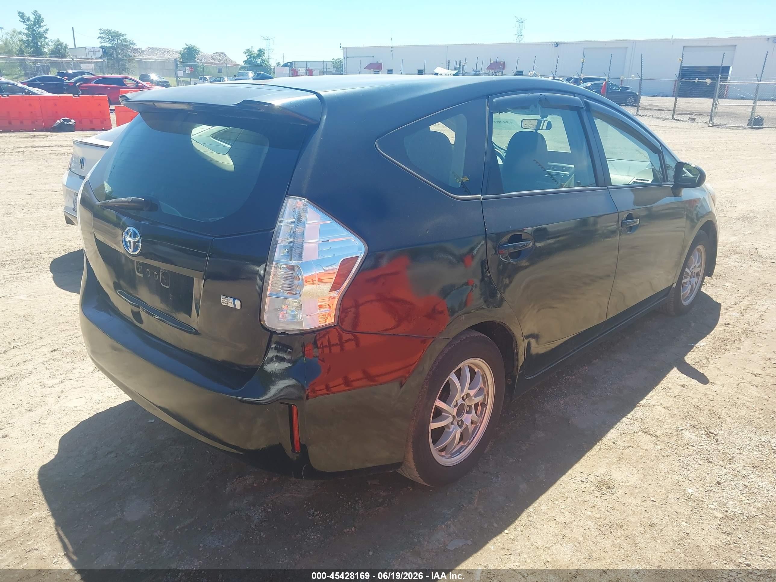2015 Toyota Prius V Two Black vin: JTDZN3EU2FJ033414