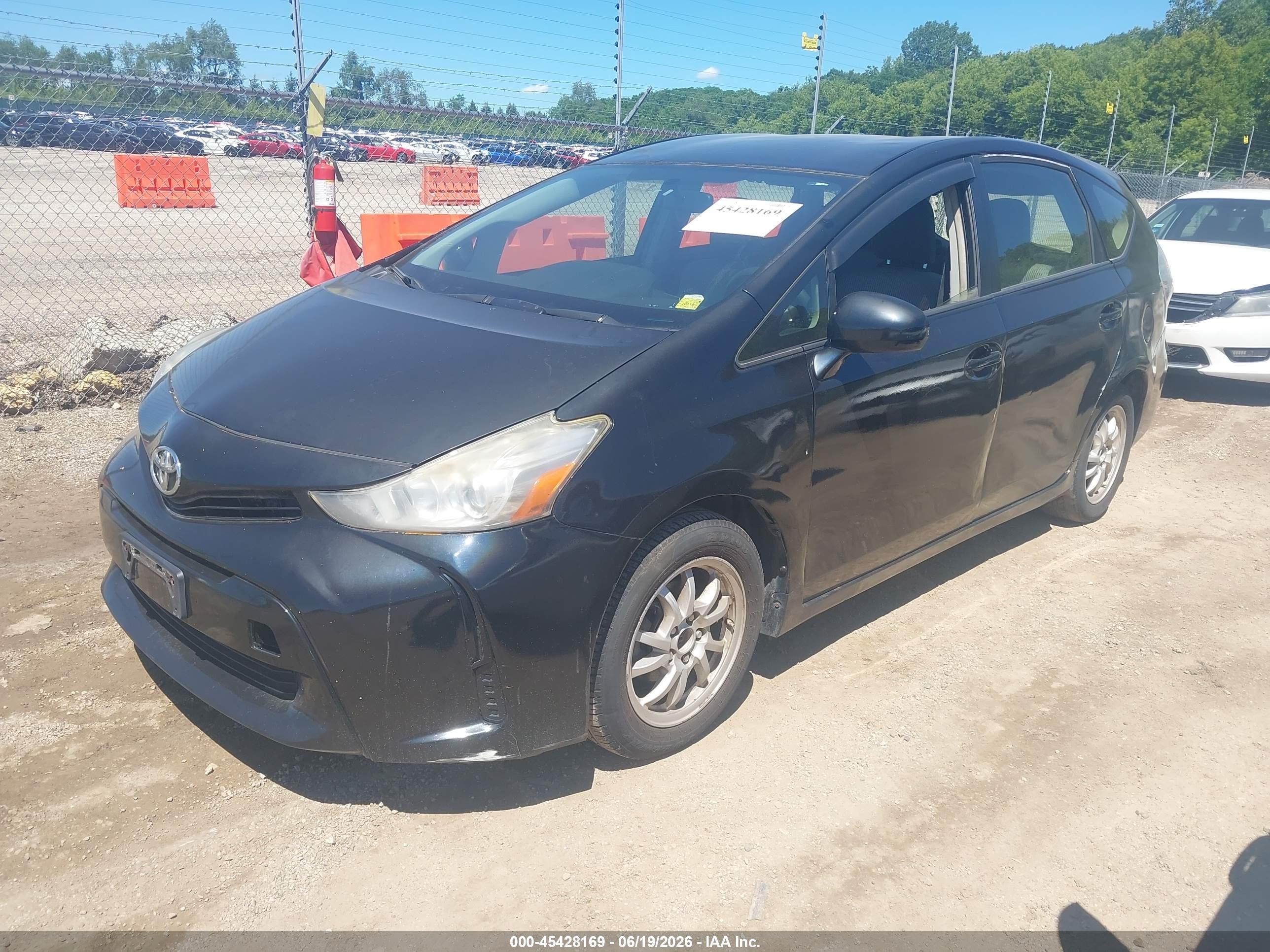 2015 Toyota Prius V Two Black vin: JTDZN3EU2FJ033414