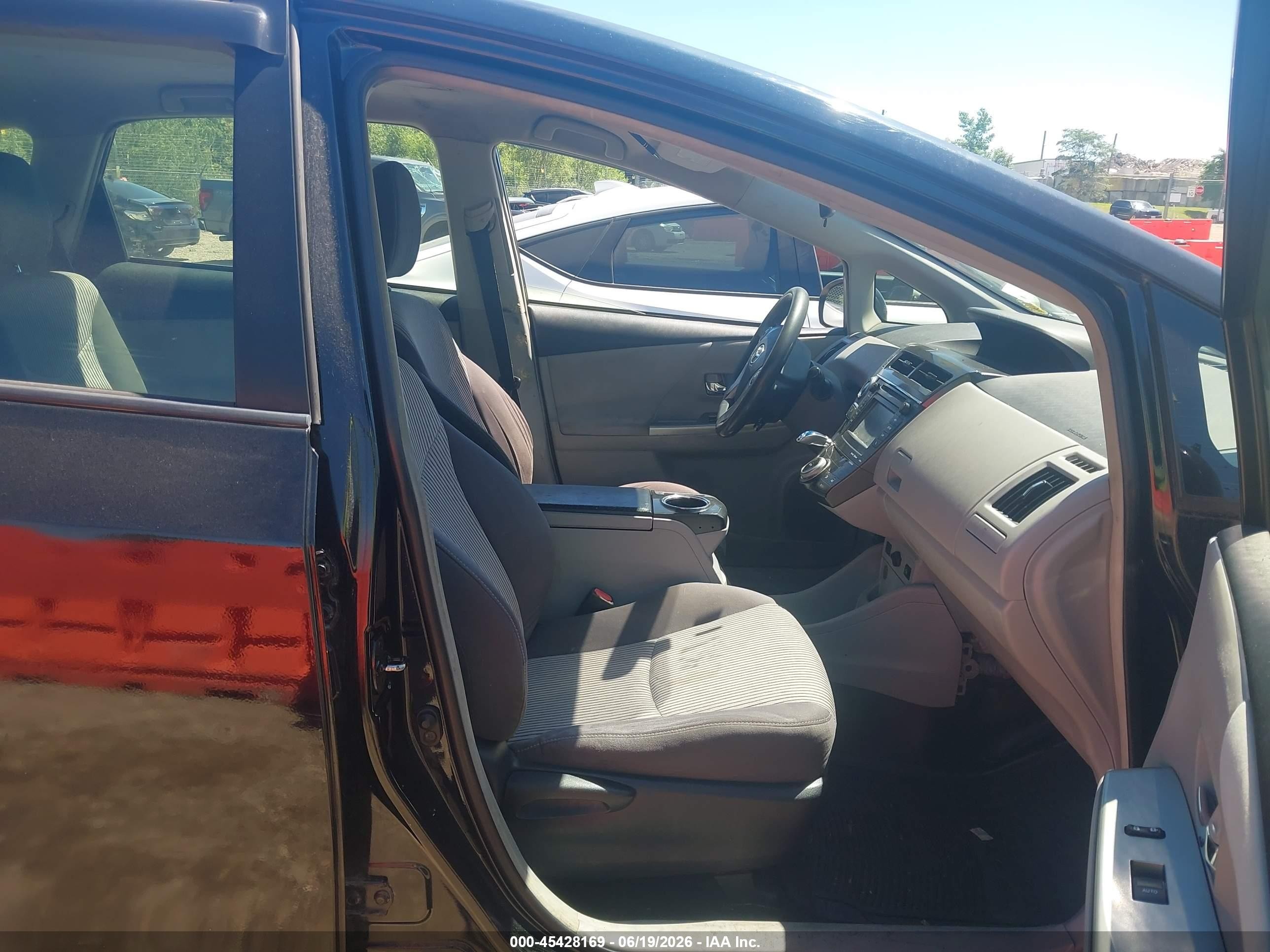 2015 Toyota Prius V Two Black vin: JTDZN3EU2FJ033414