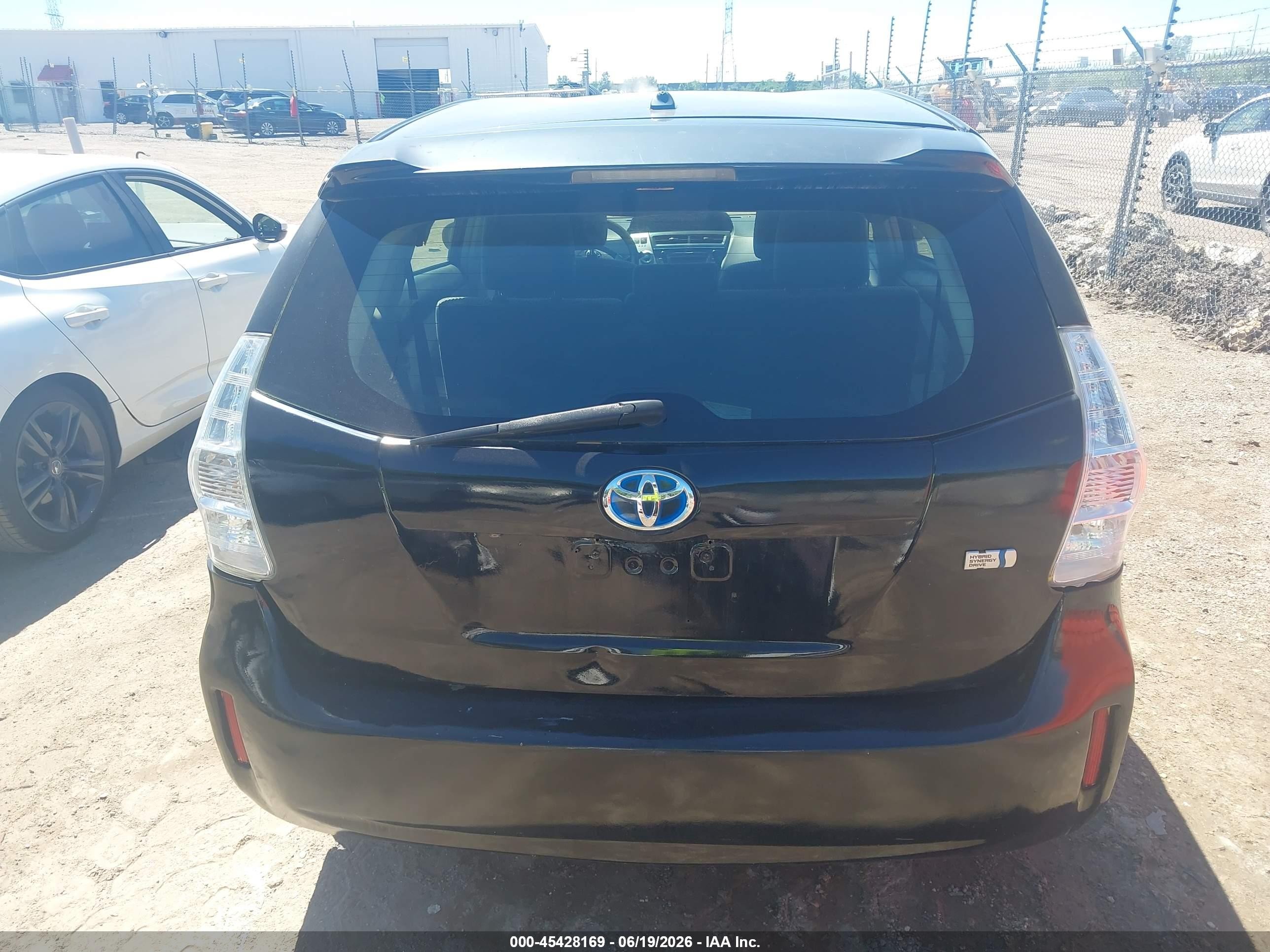 2015 Toyota Prius V Two Black vin: JTDZN3EU2FJ033414