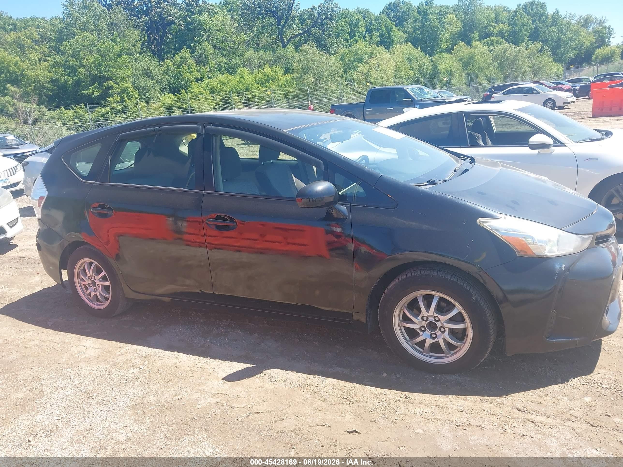 2015 Toyota Prius V Two Black vin: JTDZN3EU2FJ033414