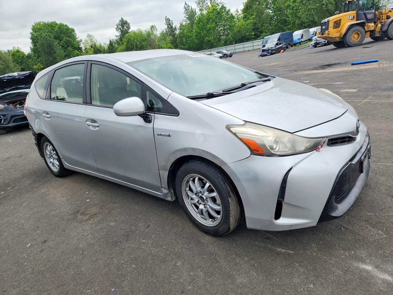 2016 Toyota Prius V Two Silver vin: JTDZN3EU2GJ046200