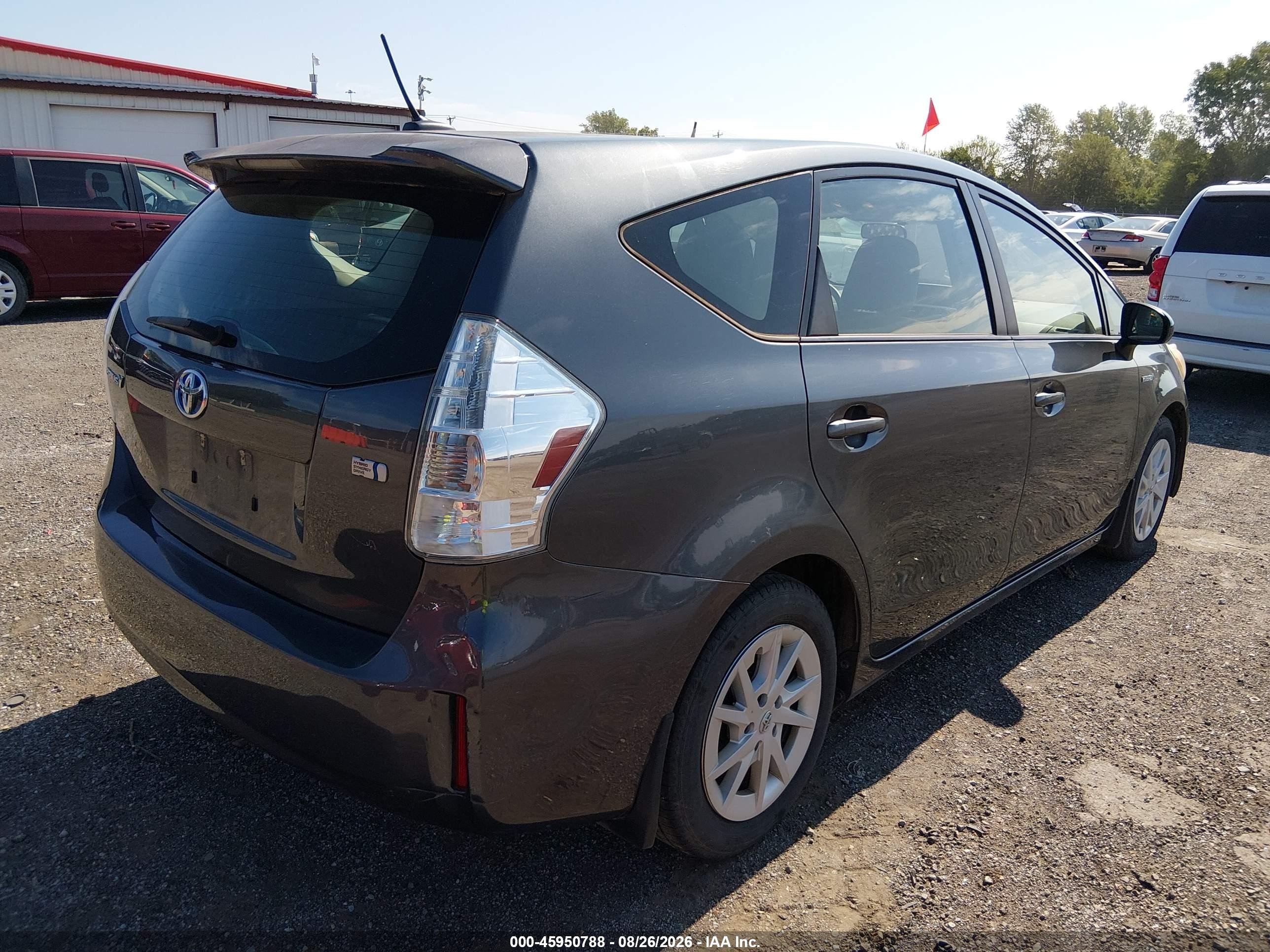 2012 Toyota Prius V Three Gray vin: JTDZN3EU3C3058029