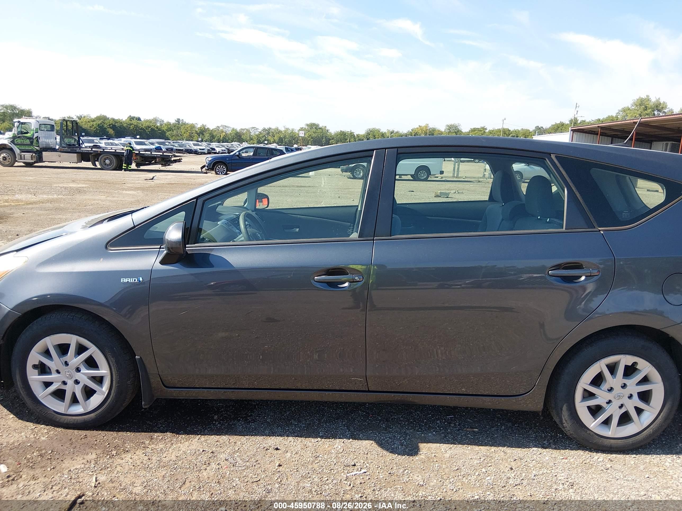 2012 Toyota Prius V Three Gray vin: JTDZN3EU3C3058029