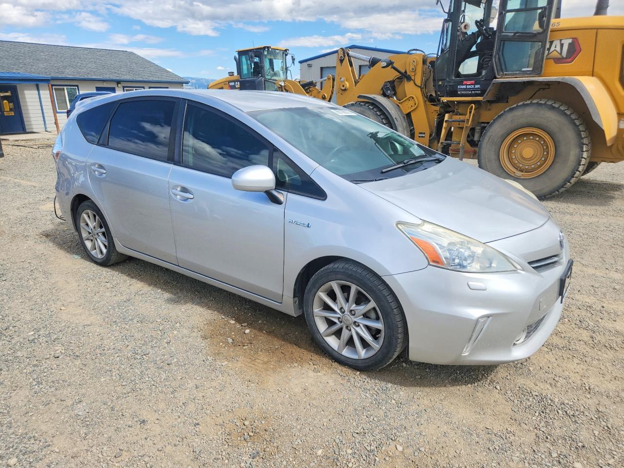 2012 Toyota Prius V Five Silver vin: JTDZN3EU3C3076966