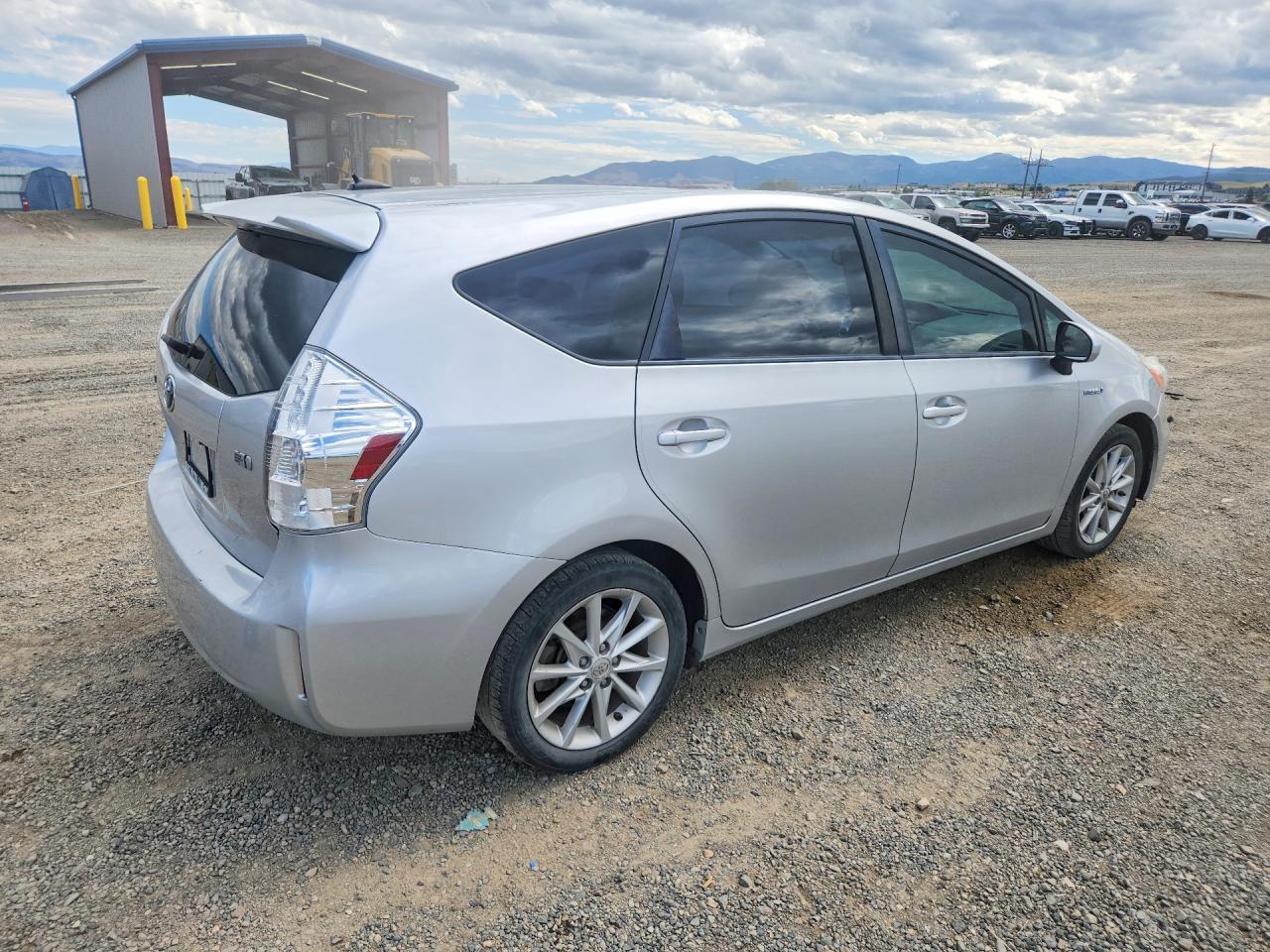 2012 Toyota Prius V Five Silver vin: JTDZN3EU3C3076966