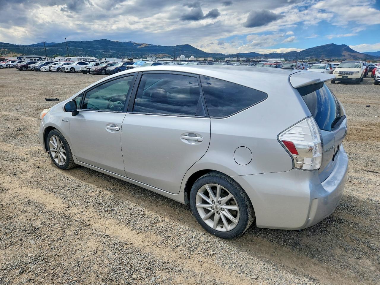 2012 Toyota Prius V Five Silver vin: JTDZN3EU3C3076966
