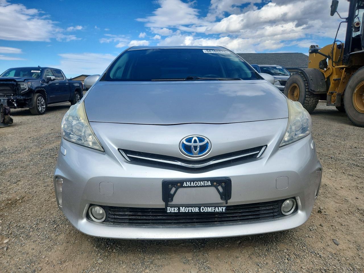 2012 Toyota Prius V Five Silver vin: JTDZN3EU3C3076966