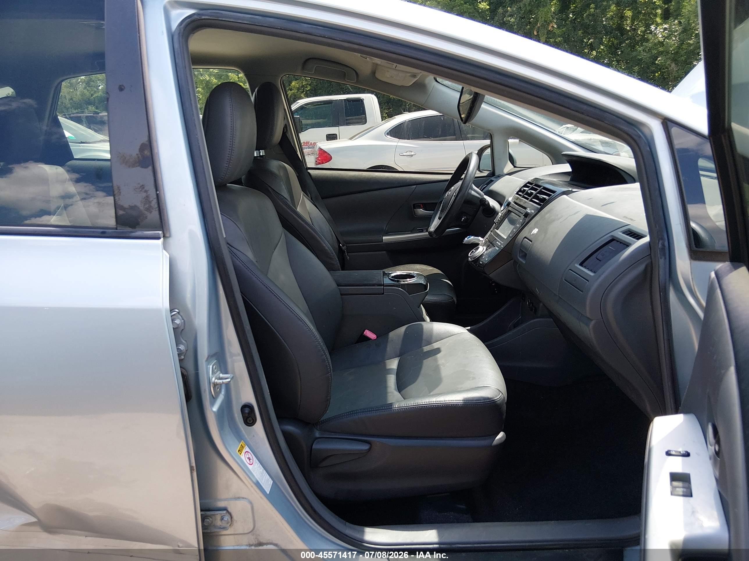 2012 Toyota Prius V Five Light Blue vin: JTDZN3EU3C3093539