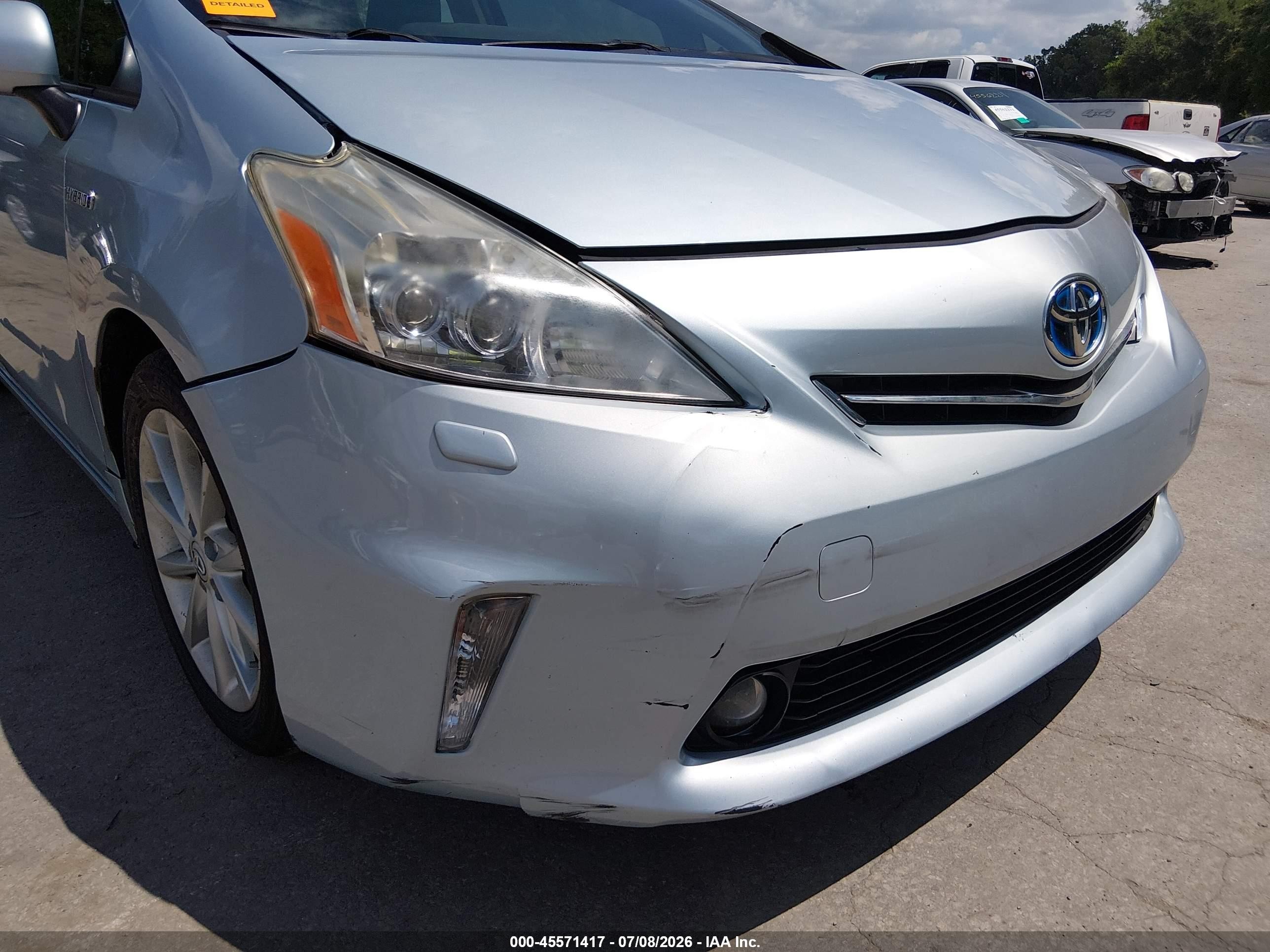 2012 Toyota Prius V Five Light Blue vin: JTDZN3EU3C3093539